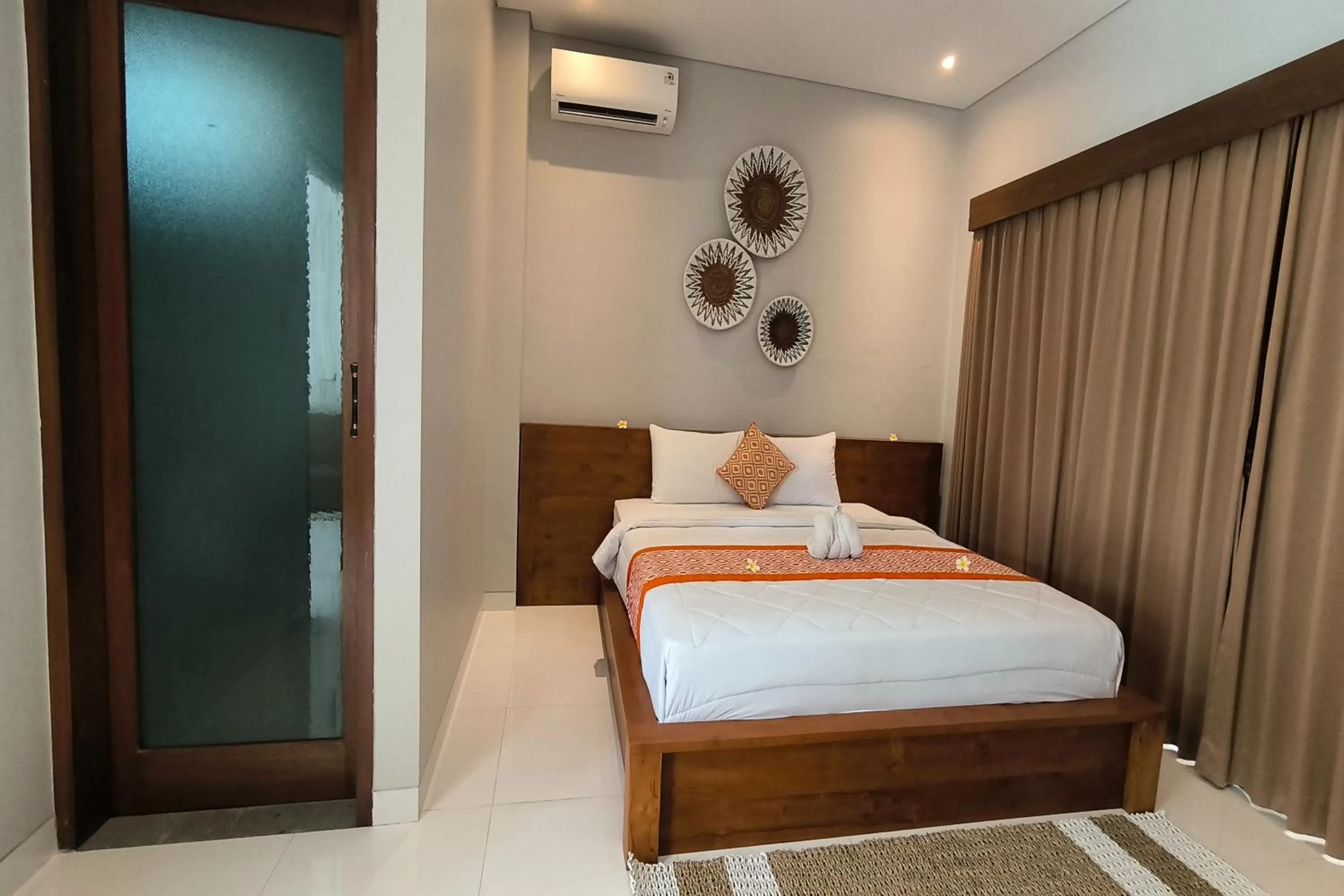 Bed in Bhuana Shanti Homestay Ubud