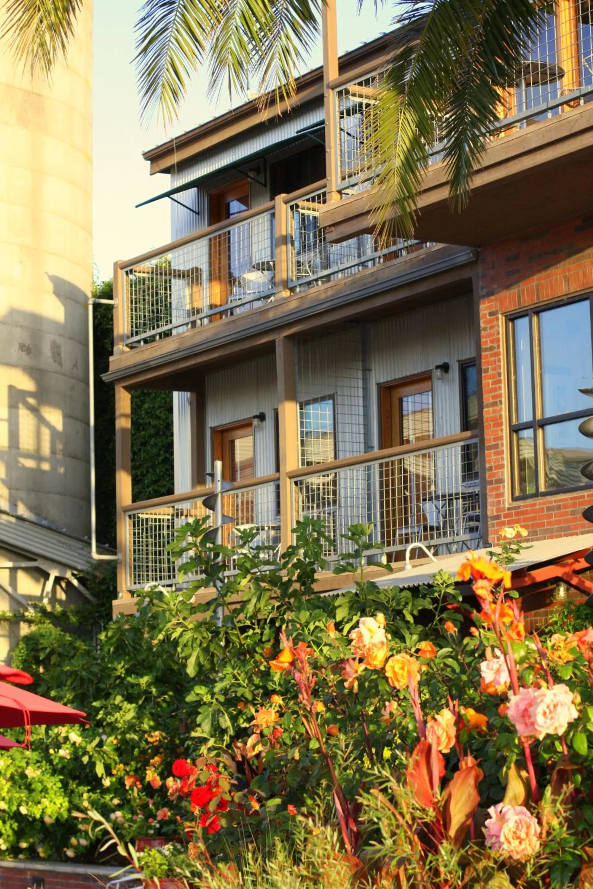 Property building in Napa River Inn