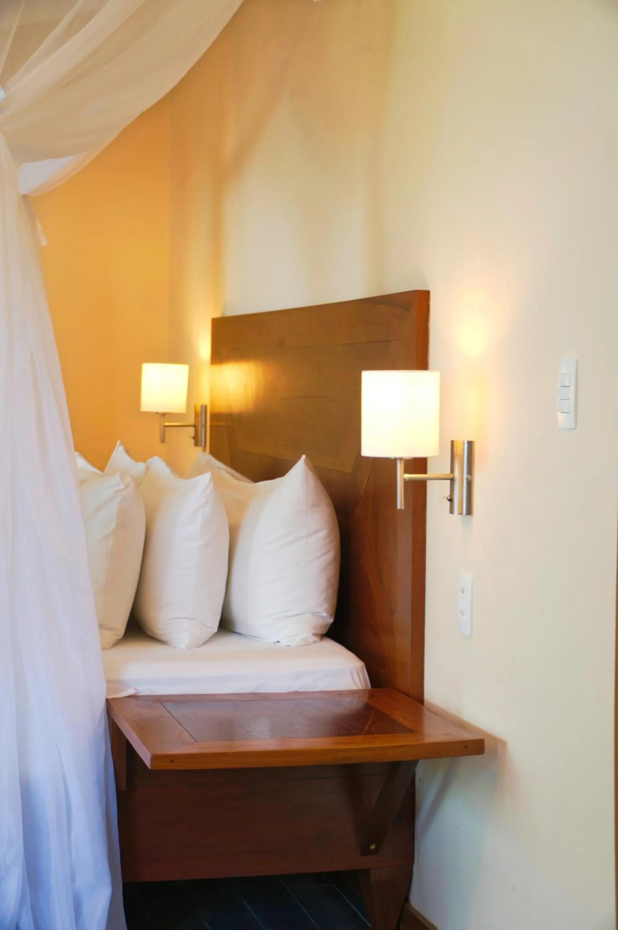 Bed in Pousada Caeira