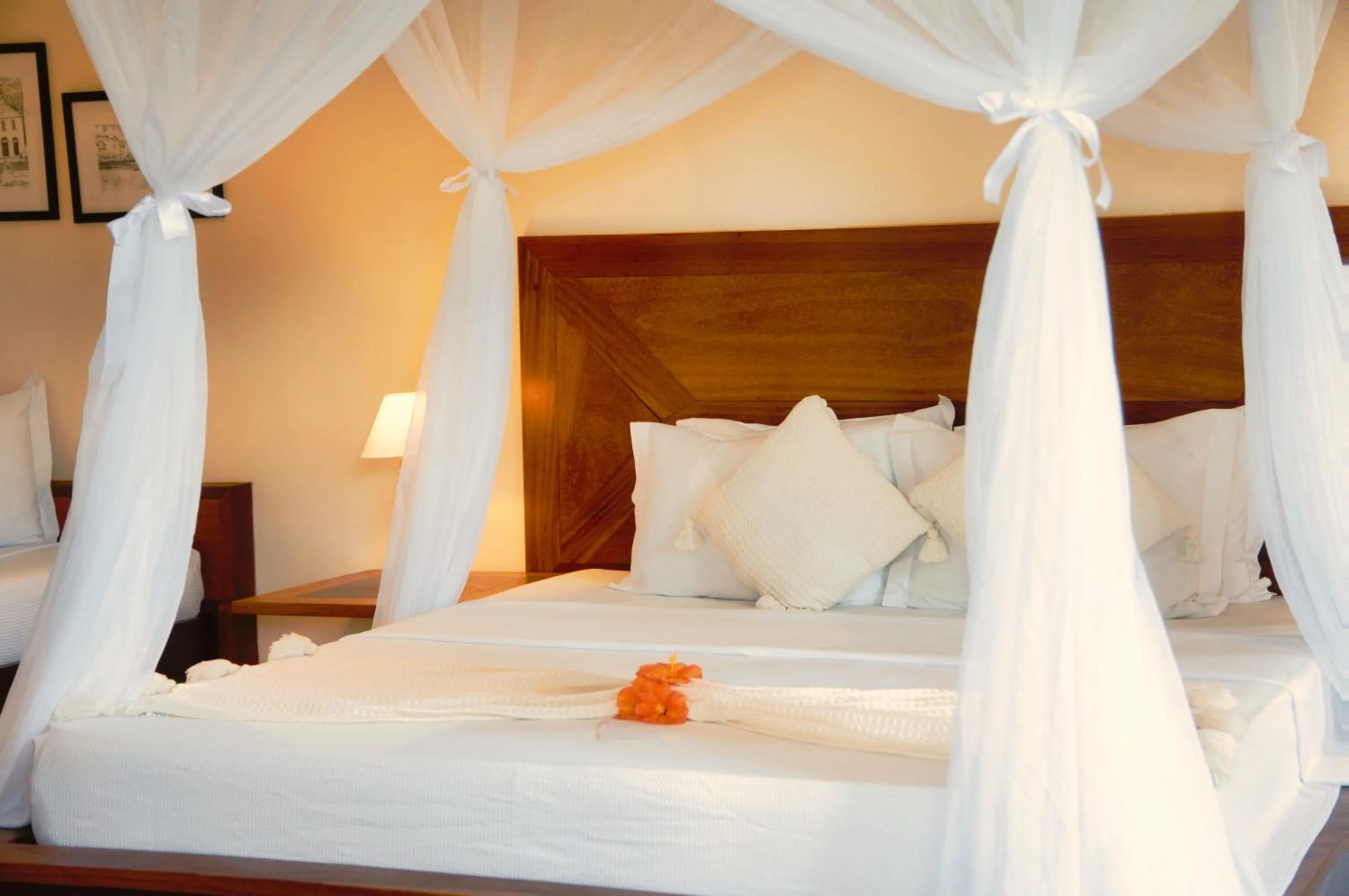 Bed in Pousada Caeira