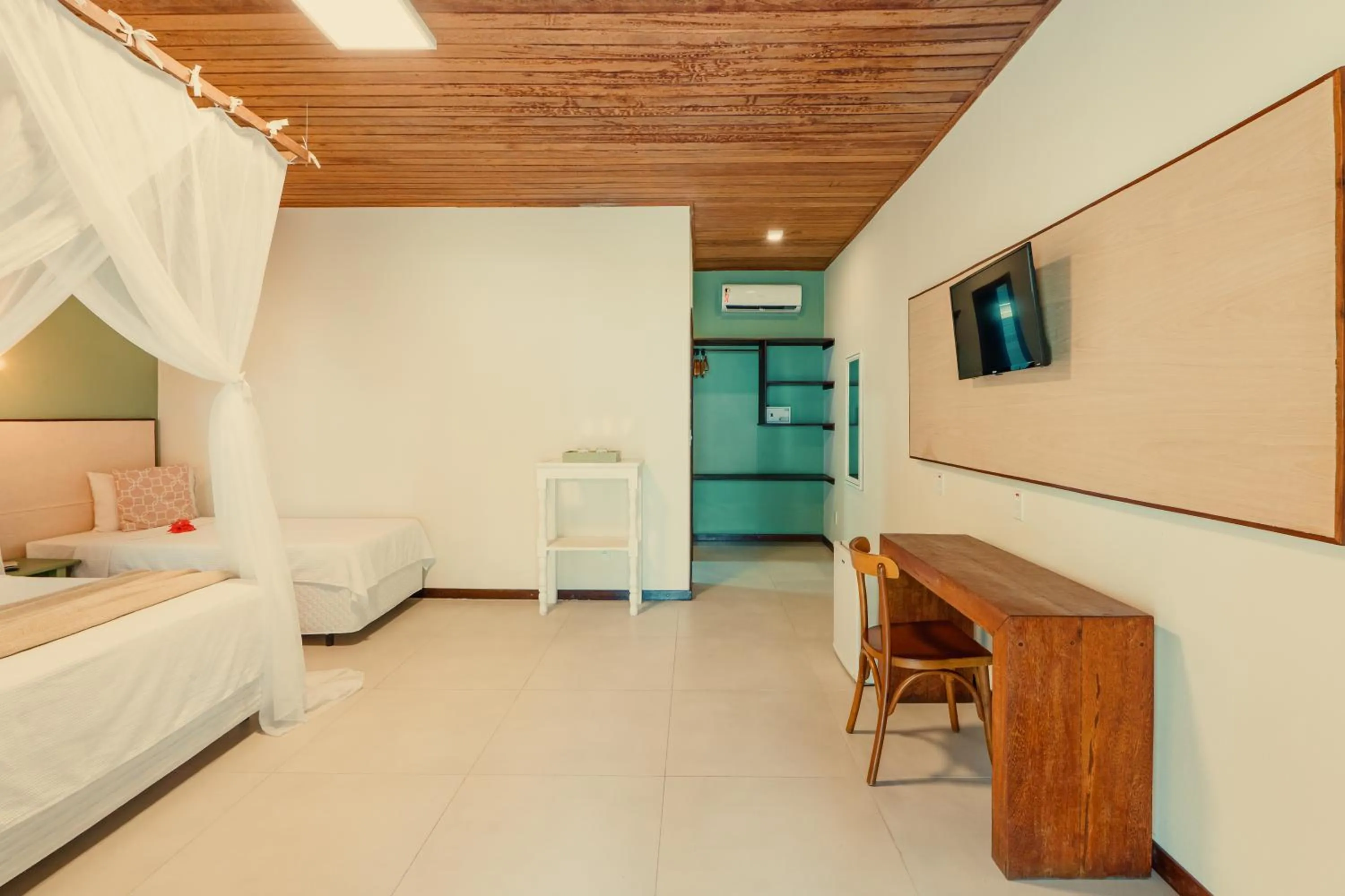 Bed in Pousada Caeira