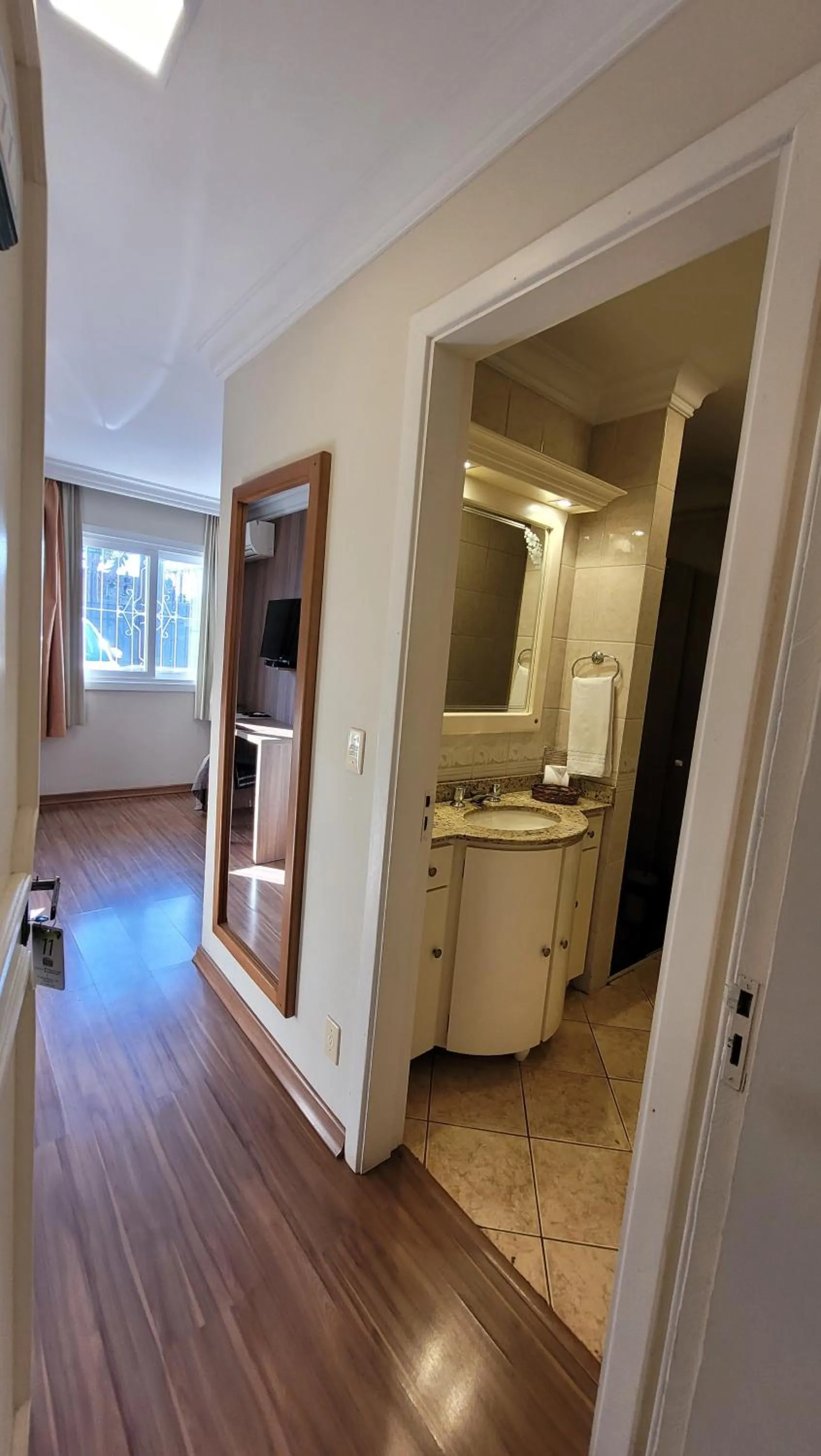 Bathroom in Pousada Serra Valle