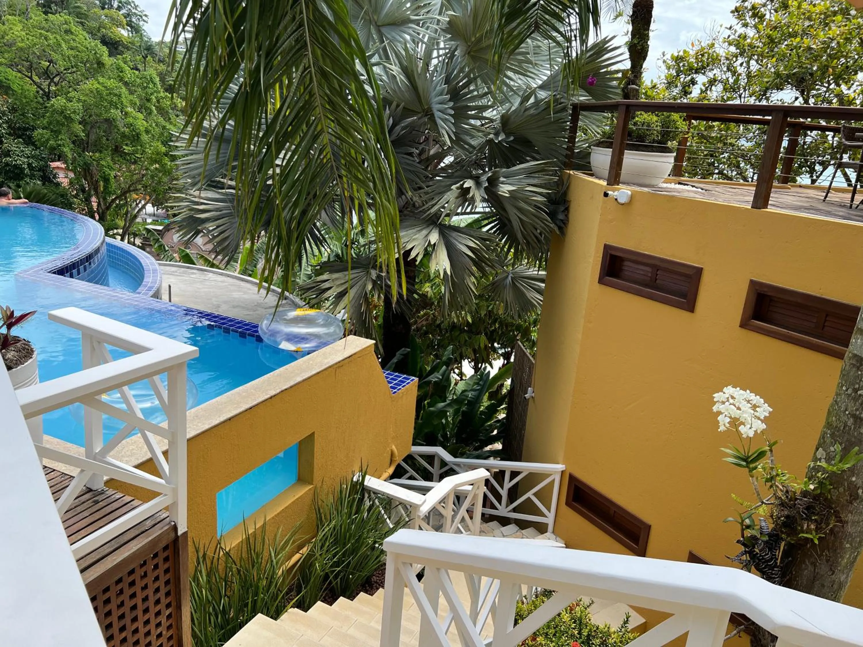 Swimming pool in Passárgada Pousada