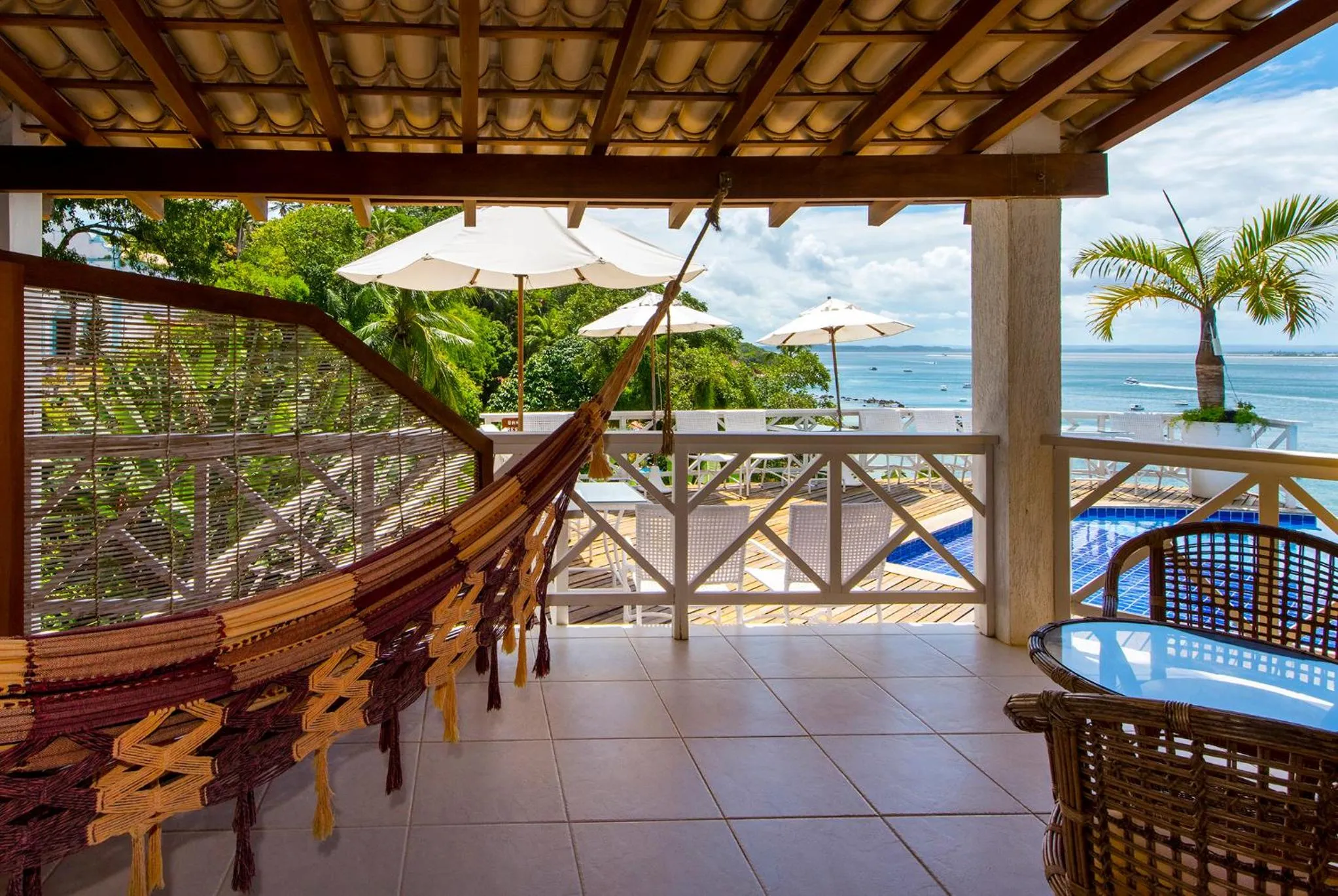 Balcony/Terrace in Passárgada Pousada