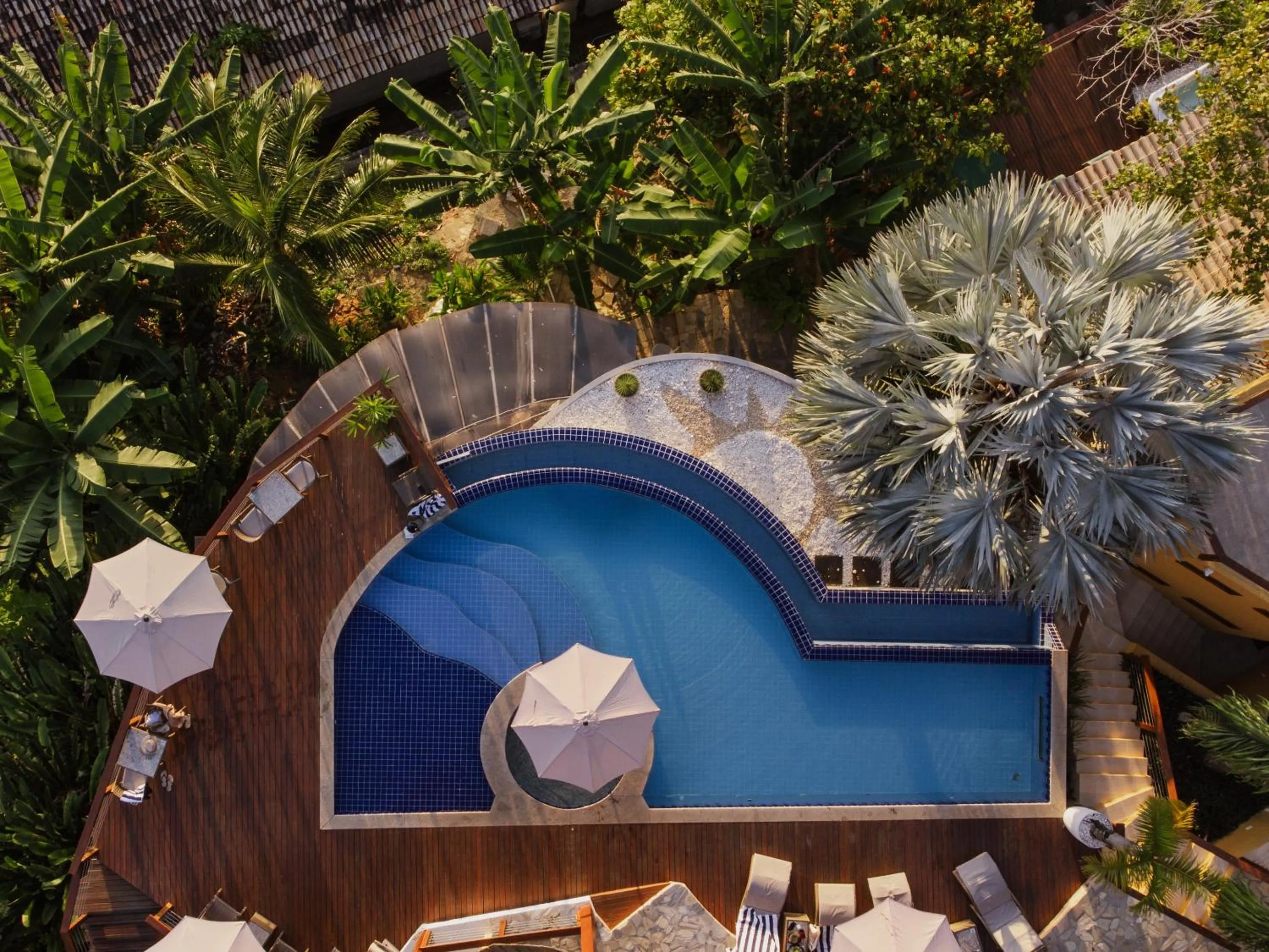 Swimming pool in Passárgada Pousada