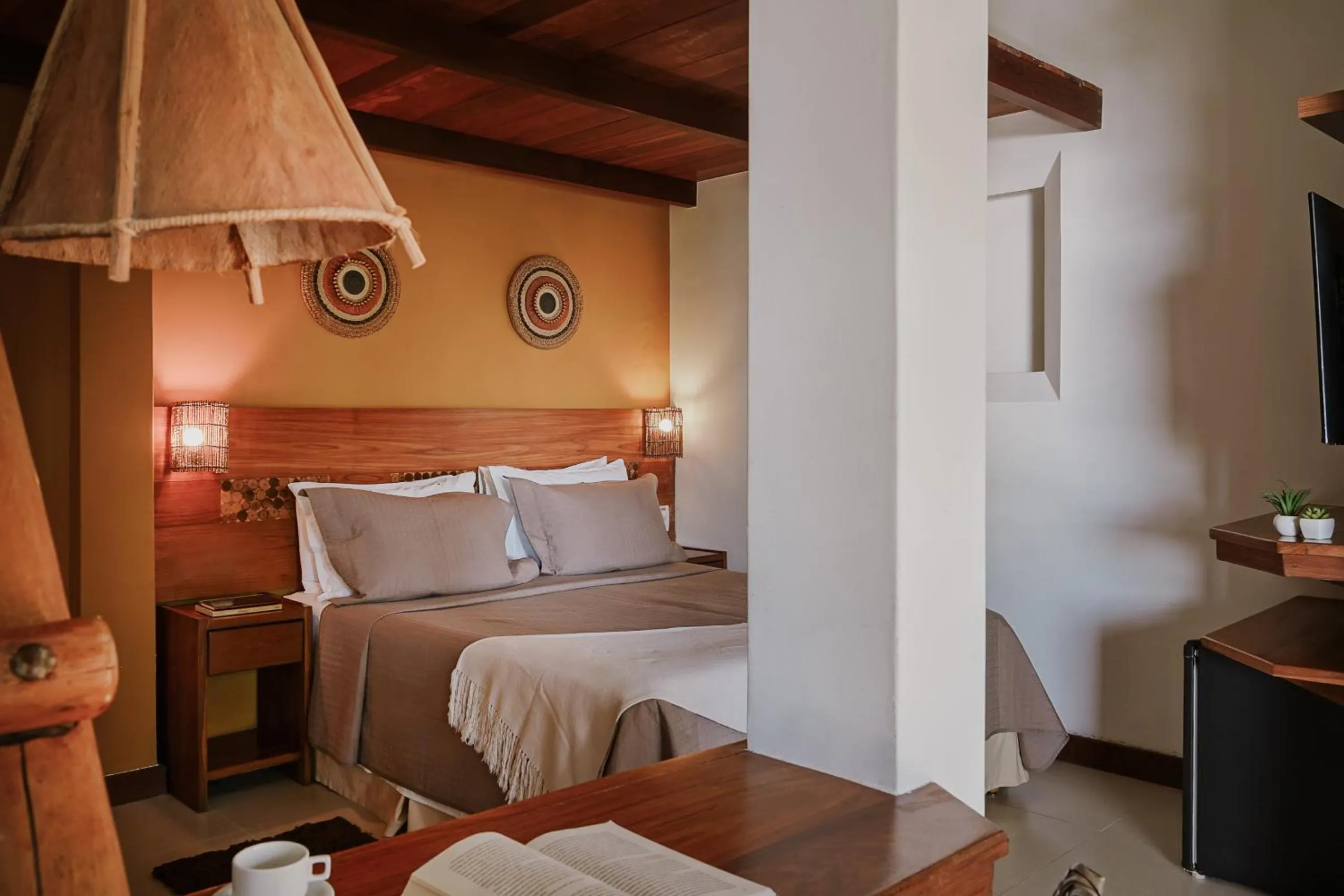 Bedroom, Bed in Passárgada Pousada