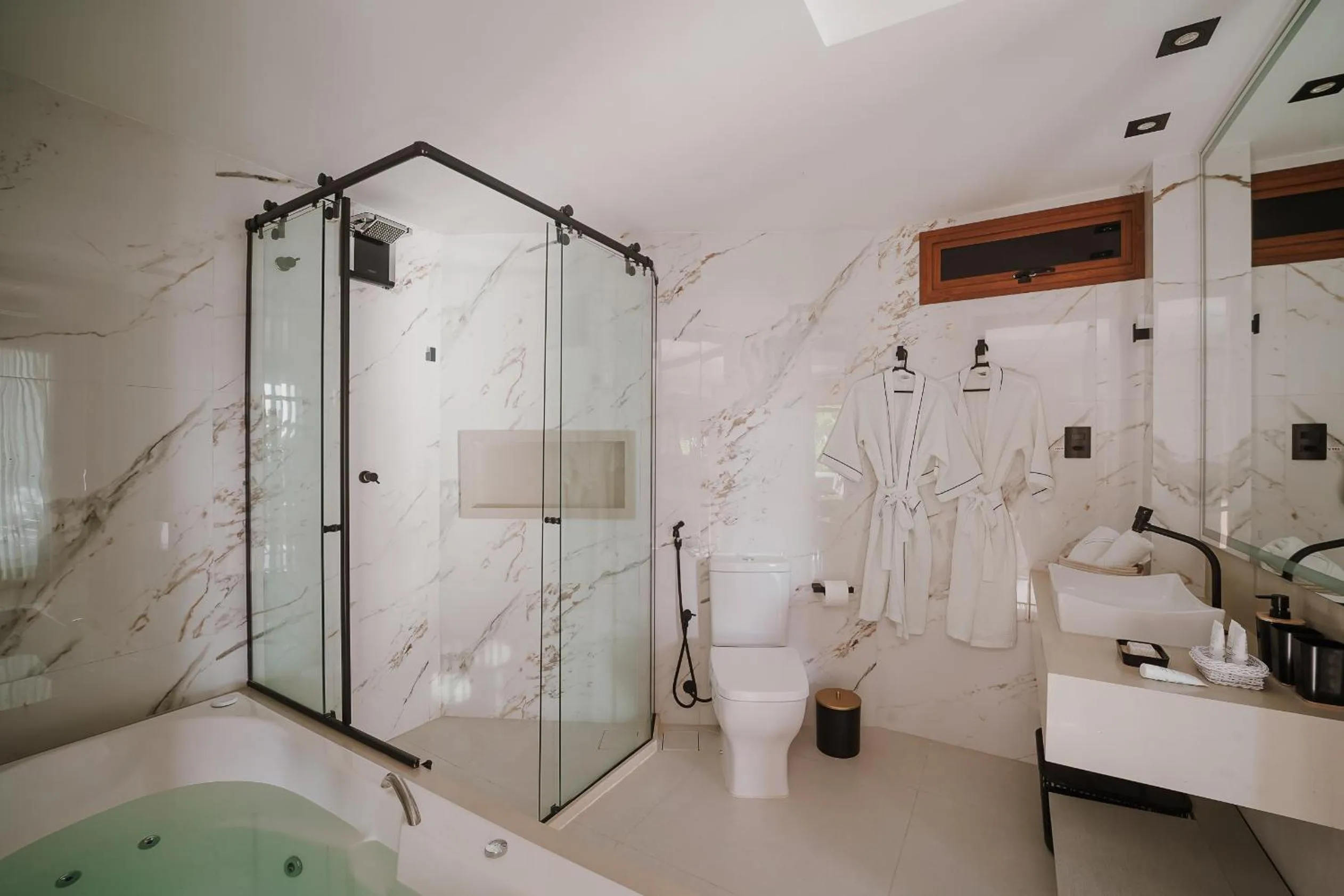 Bathroom in Passárgada Pousada