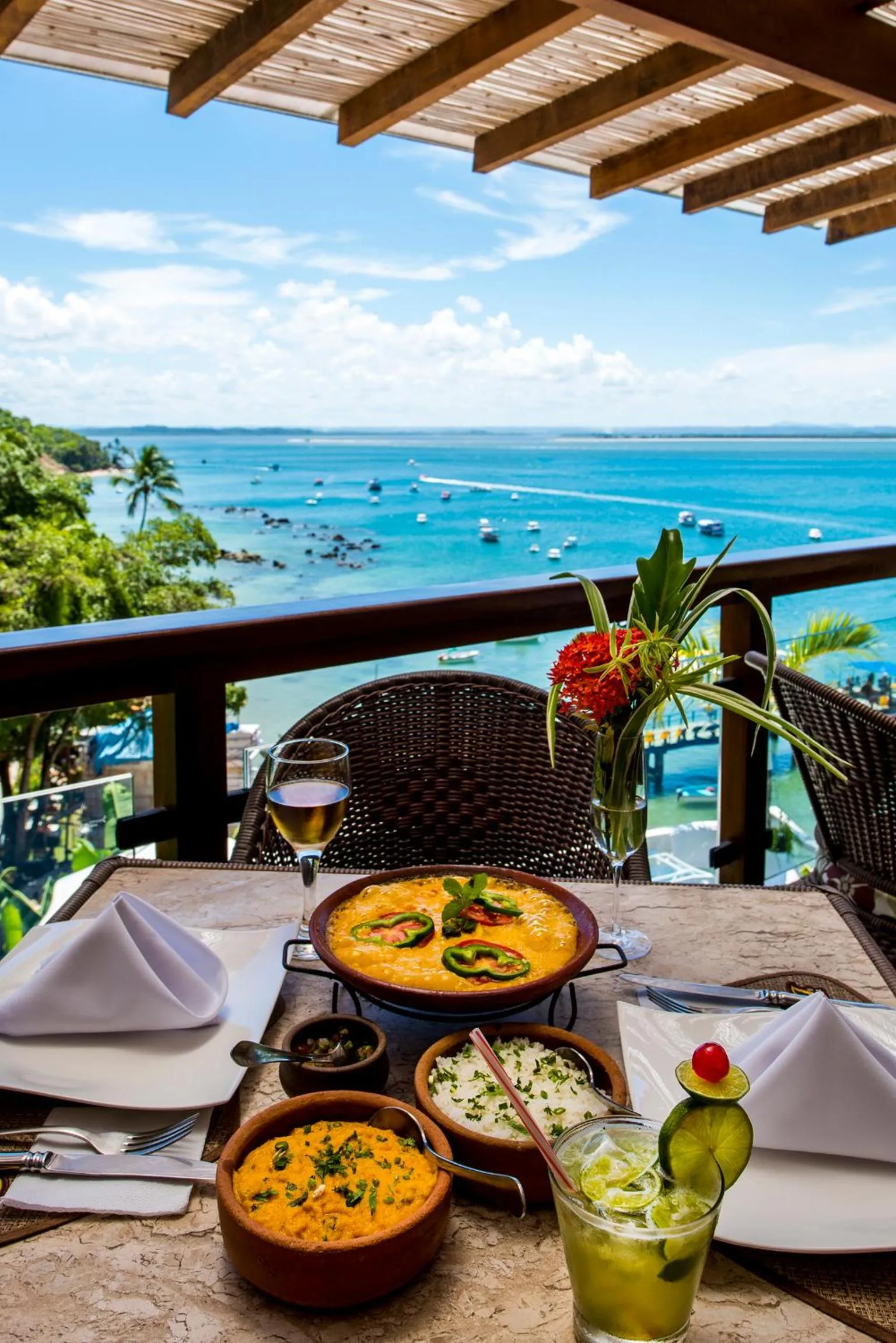 Restaurant/places to eat in Passárgada Pousada