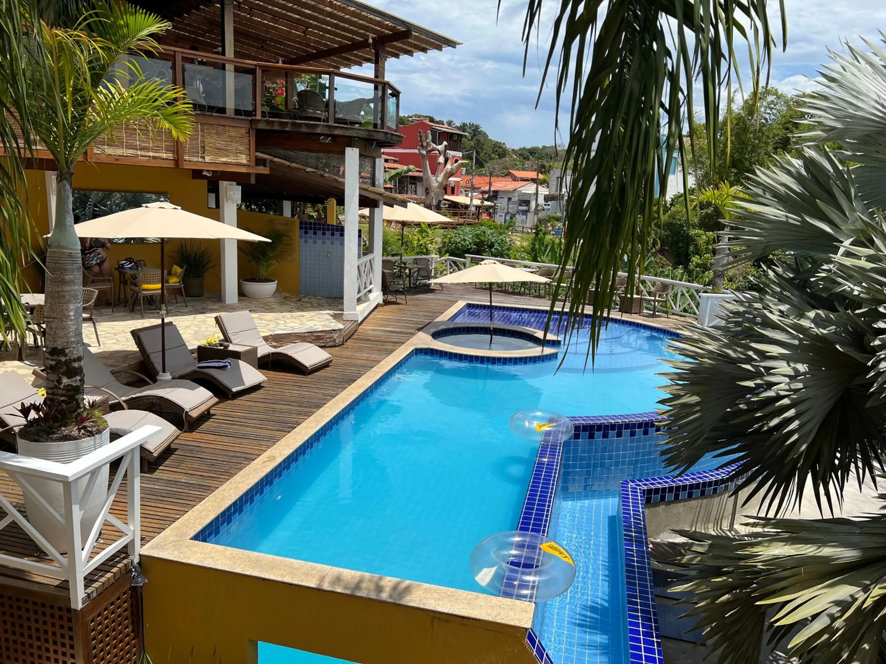 Swimming pool in Passárgada Pousada