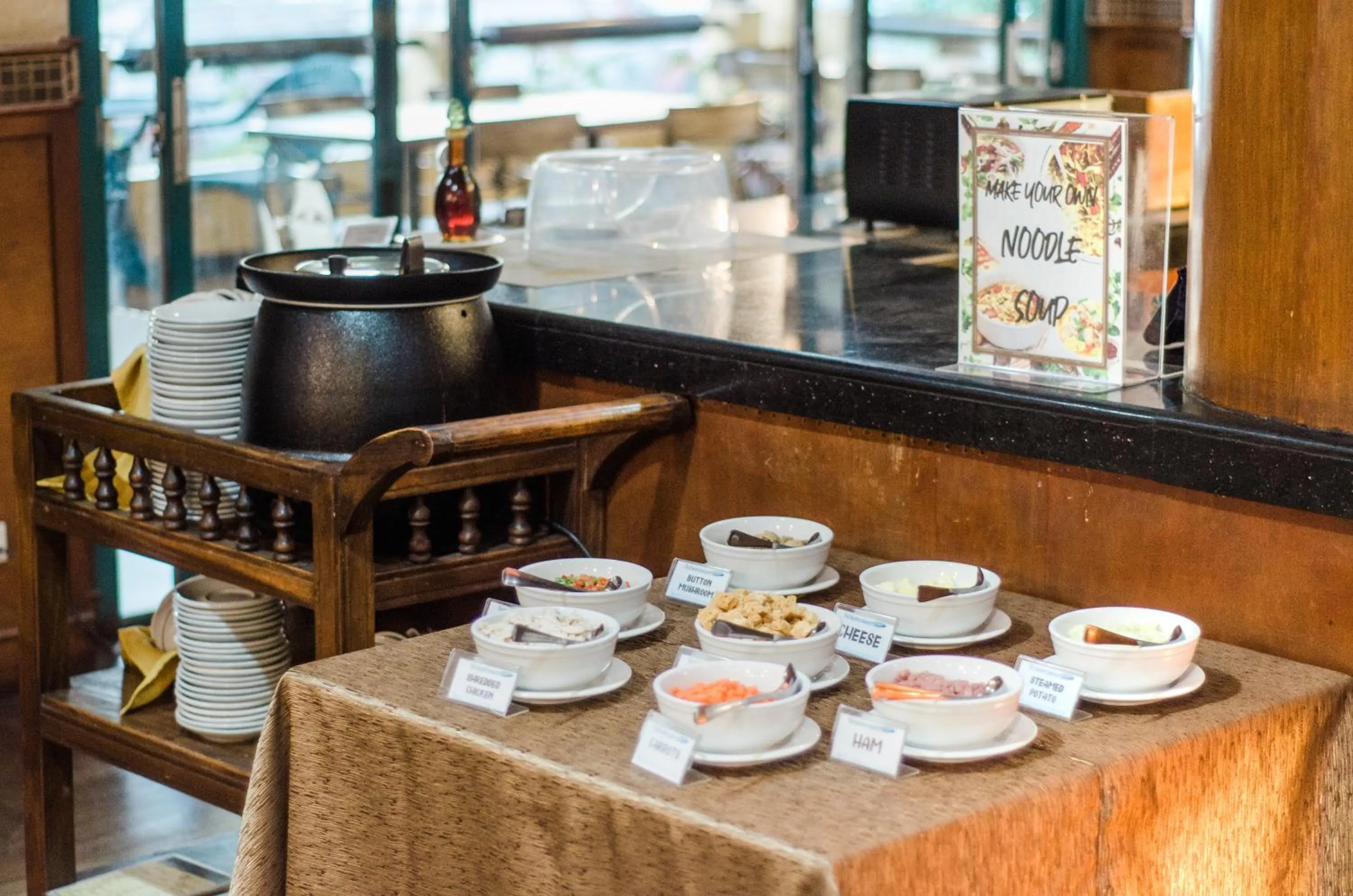 Breakfast in El Cielito Hotel - Baguio