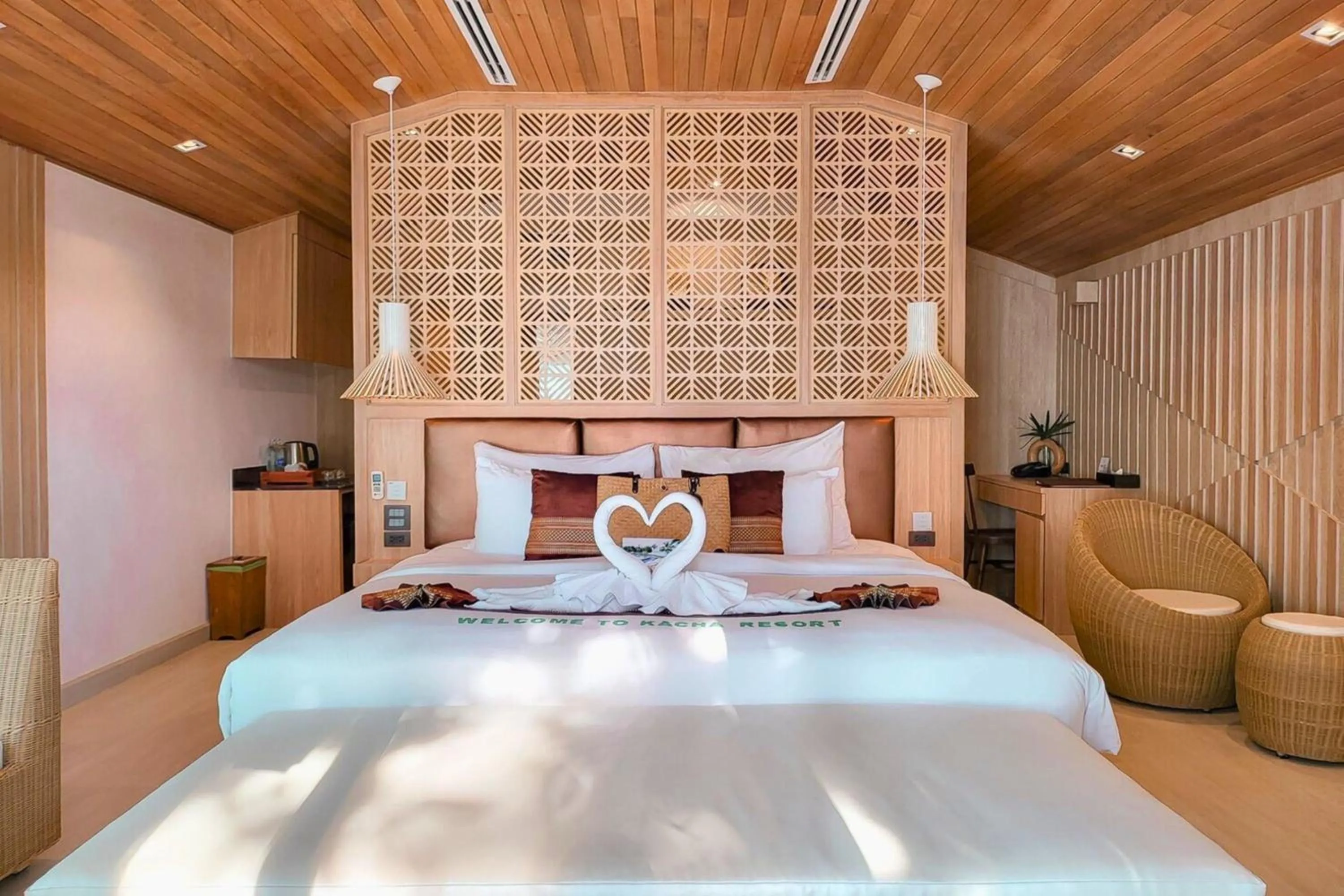 Bed in Kacha Resort & Spa, Koh Chang