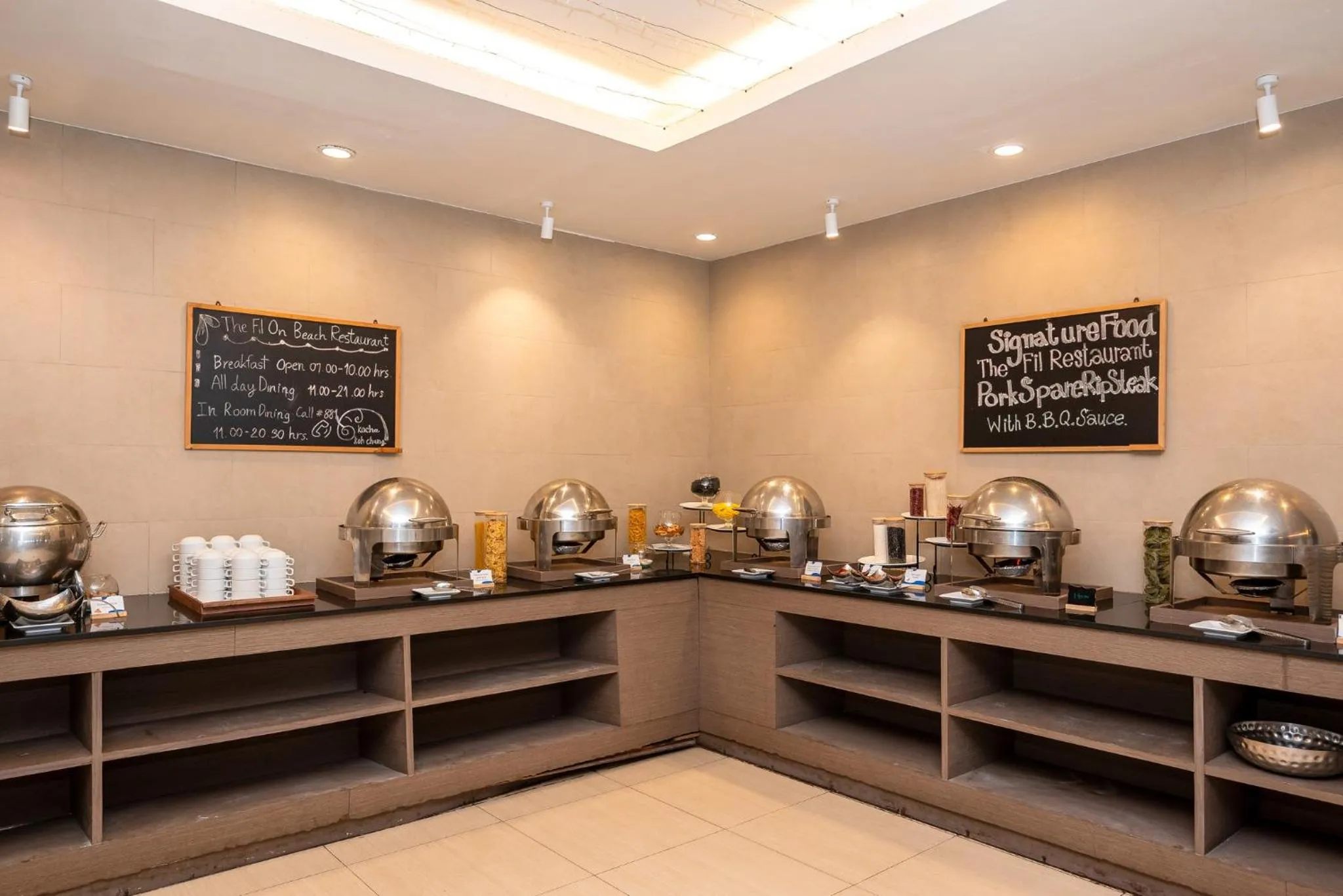 Buffet breakfast in Kacha Resort & Spa, Koh Chang