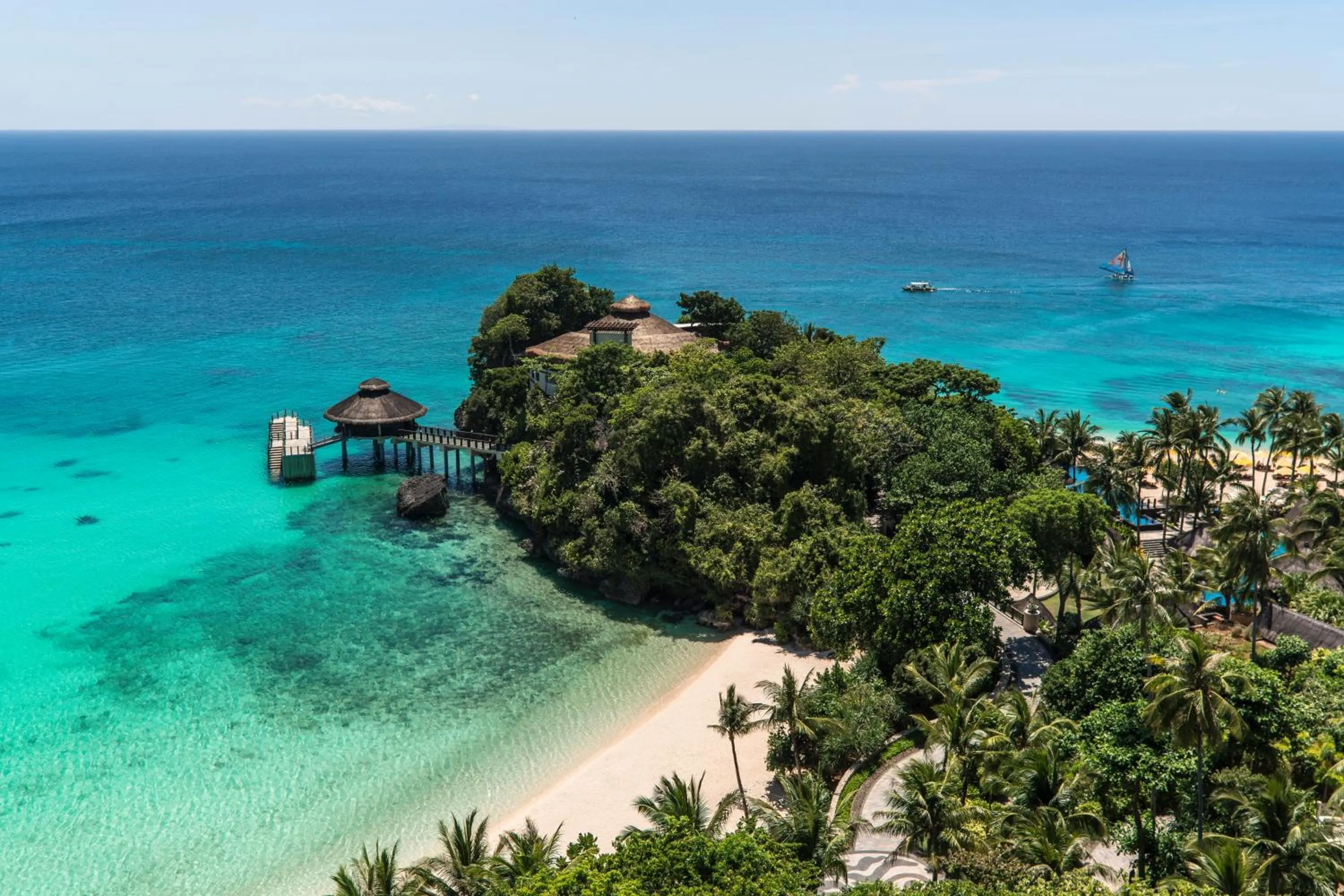 Bird's eye view in Shangri-La Boracay