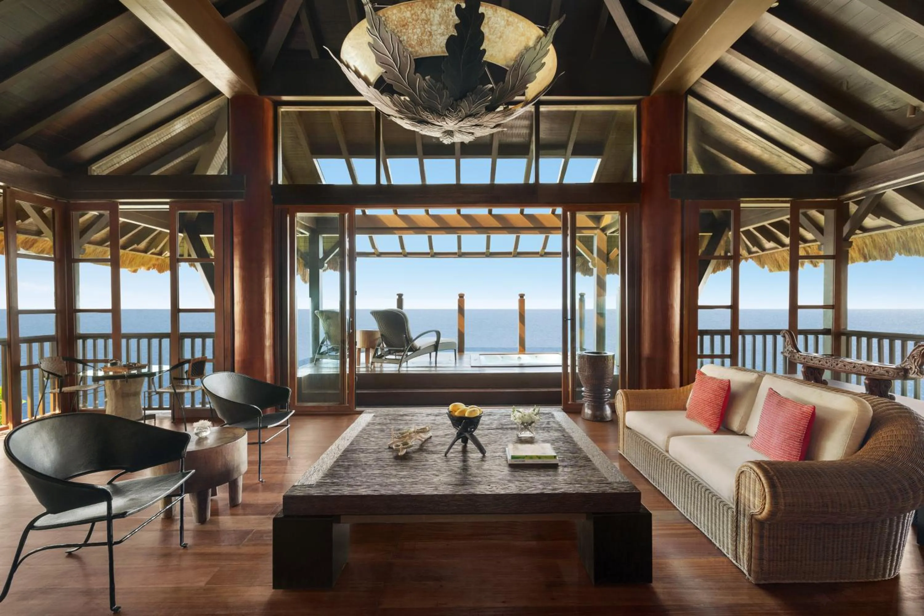 Living room in Shangri-La Boracay