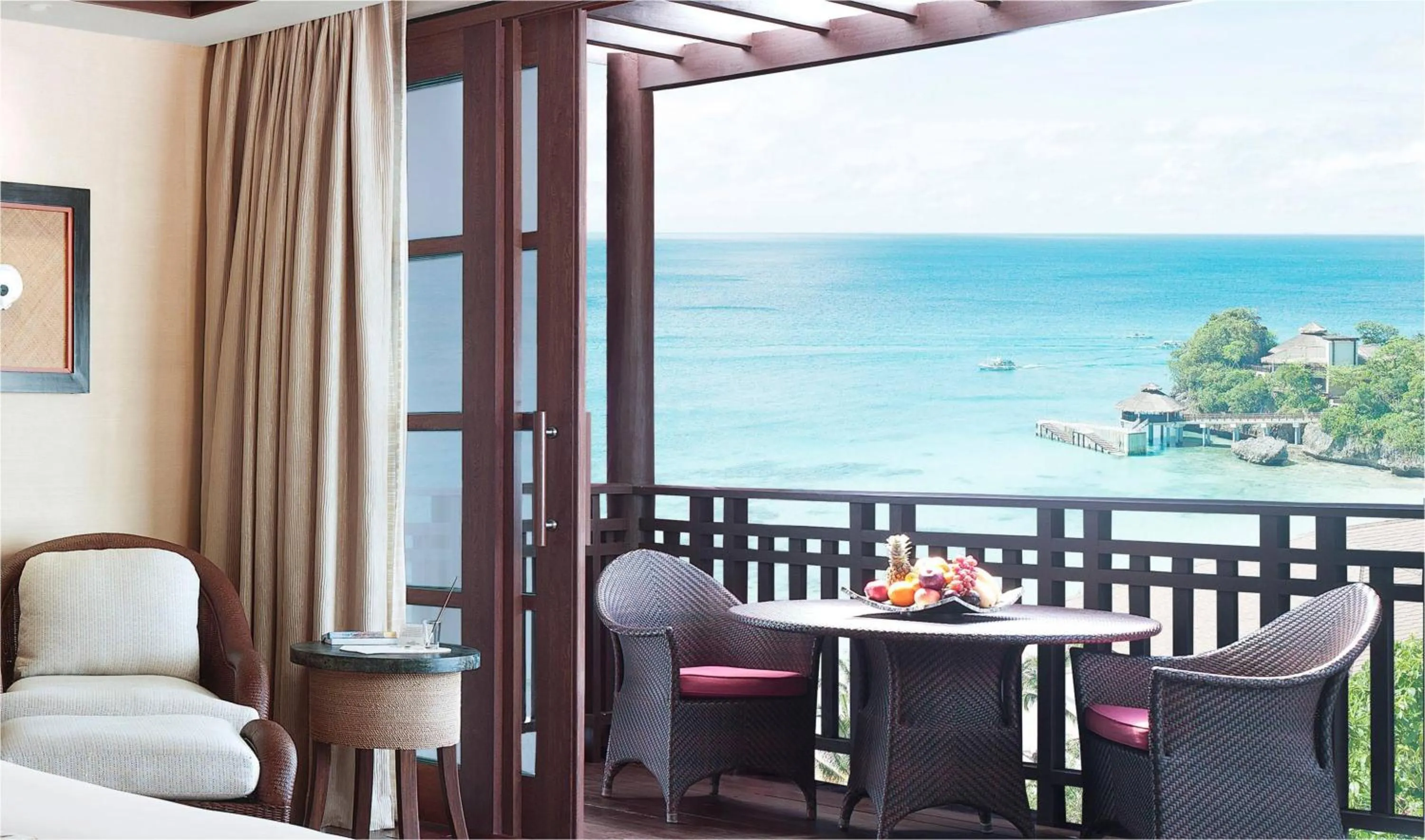 Balcony/Terrace in Shangri-La Boracay