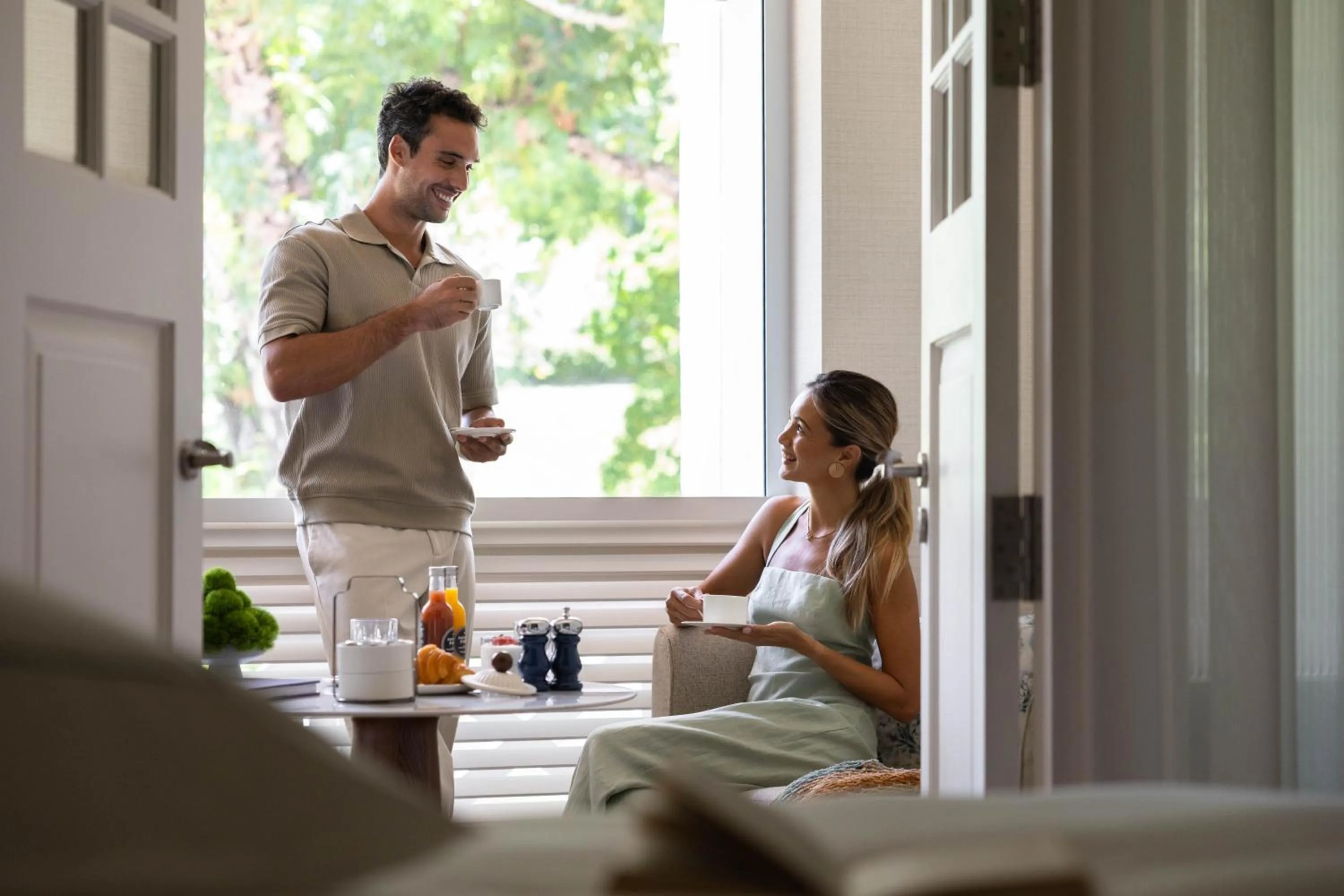 Seating area in METT Singapore