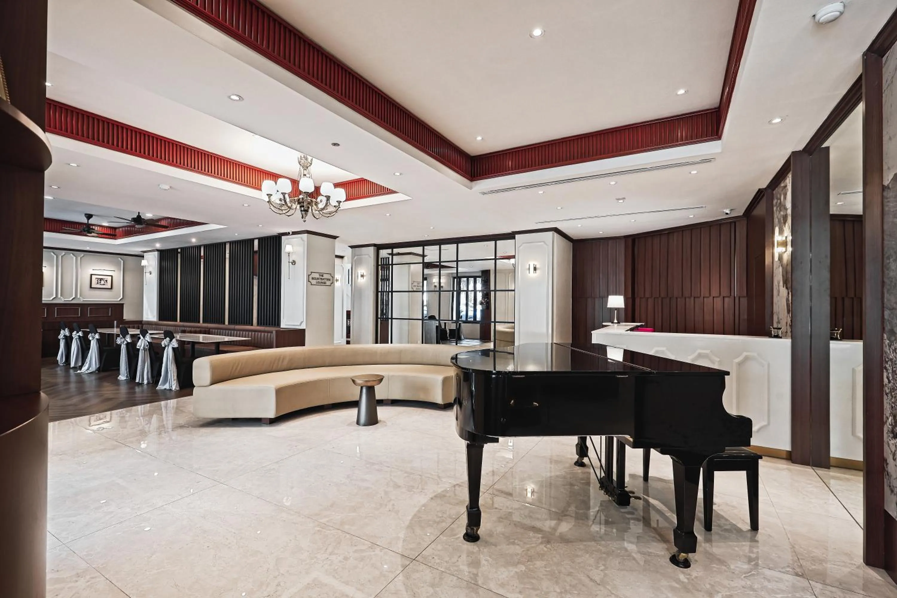 Lobby or reception in The Jesselton Hotel