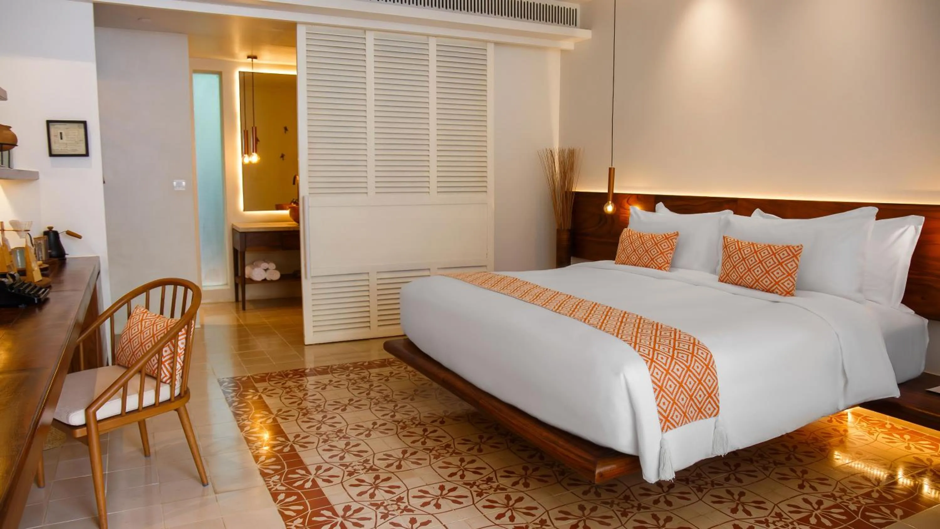 Bedroom, Bed in FCC Angkor by Avani