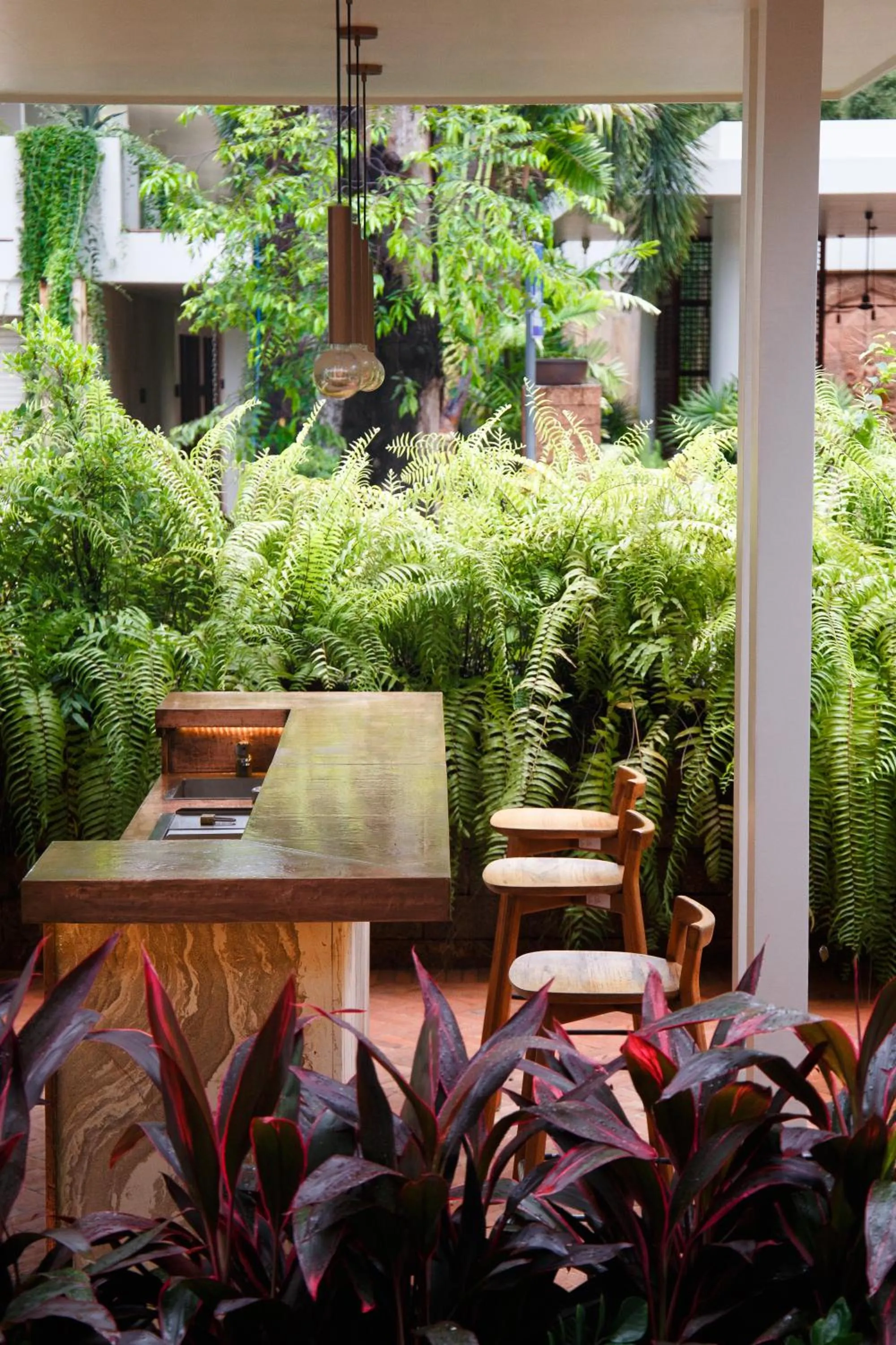 Garden in FCC Angkor by Avani