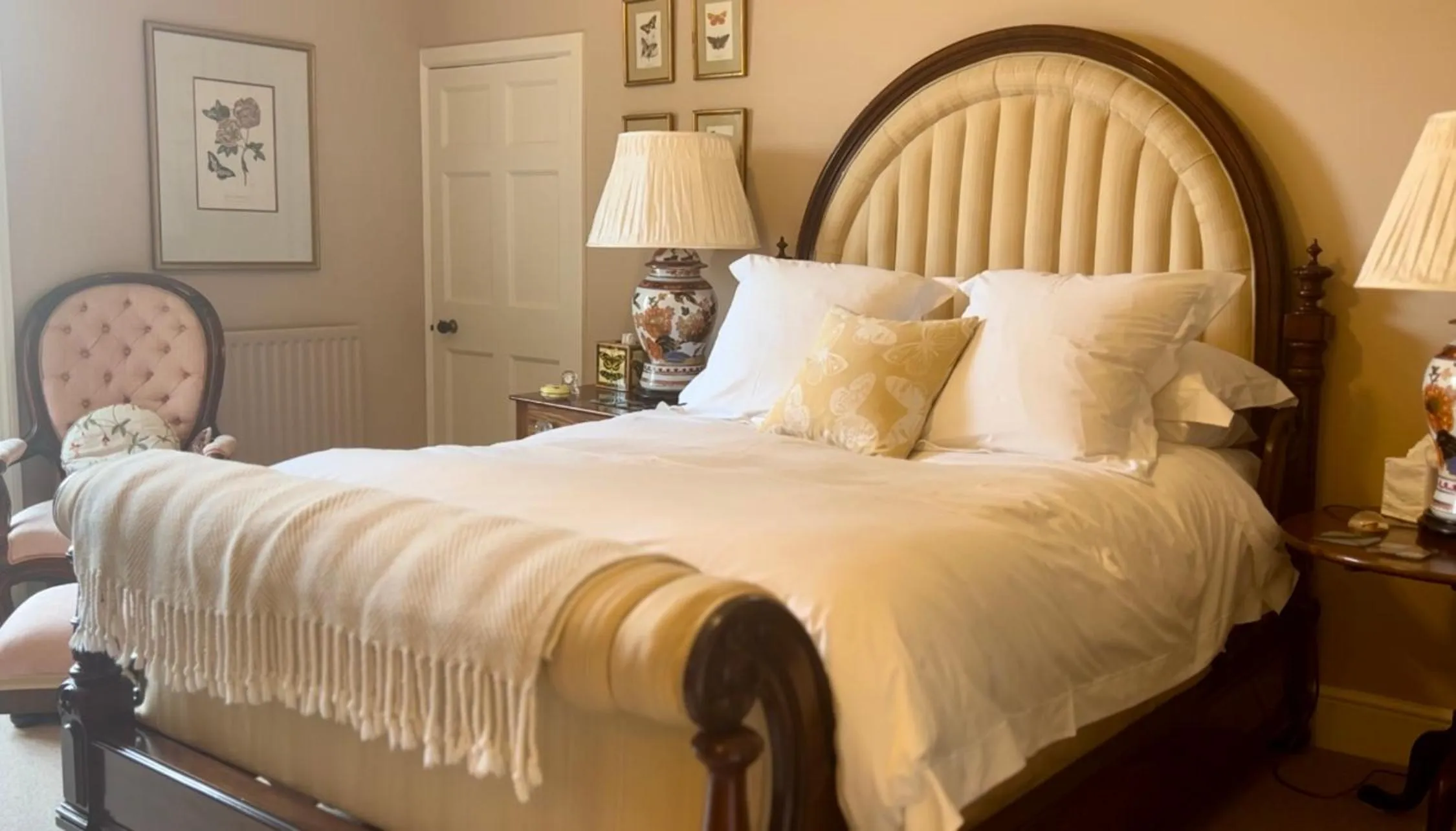 Bed in The Old Rectory Somerset