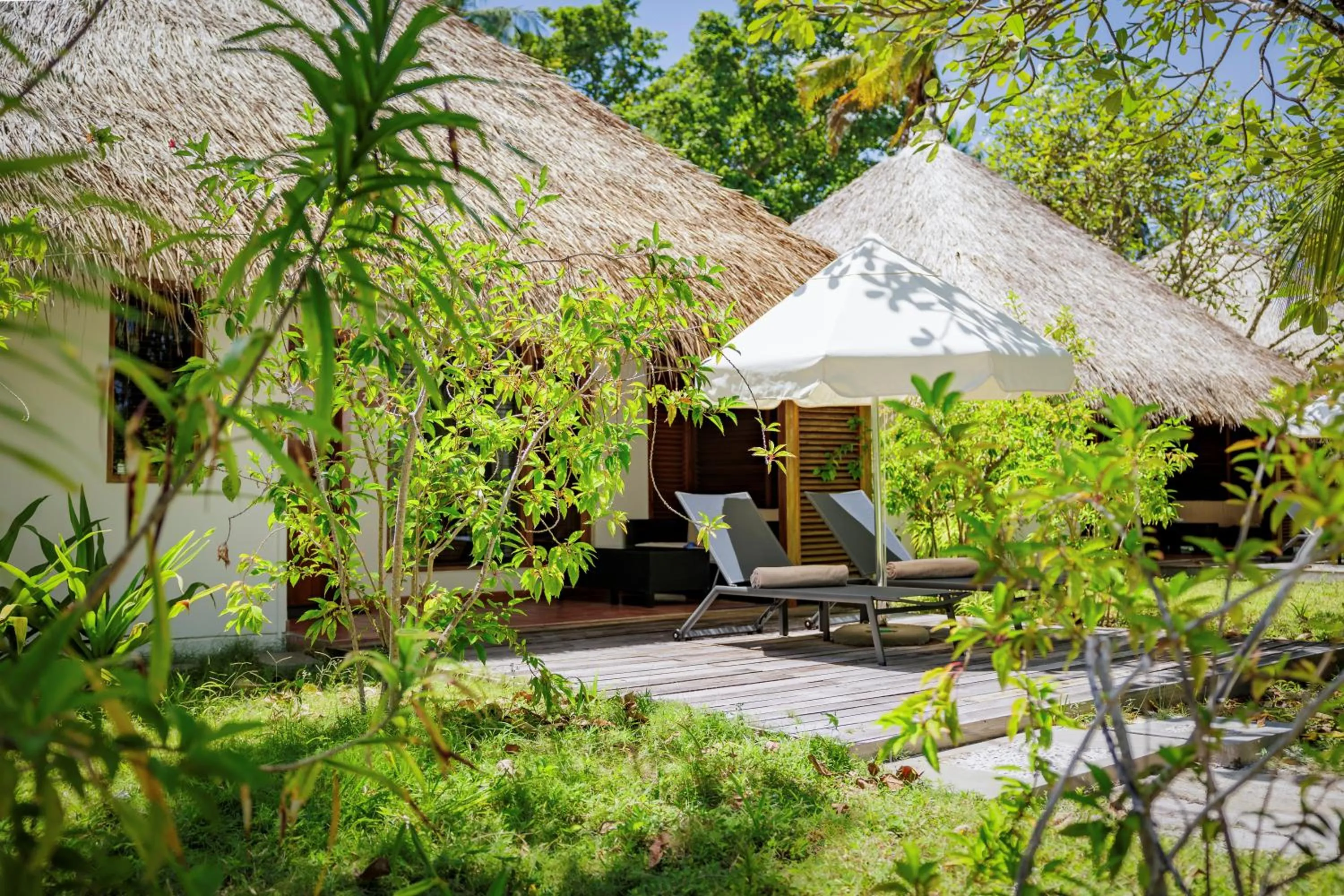 Garden in Kuramathi Maldives