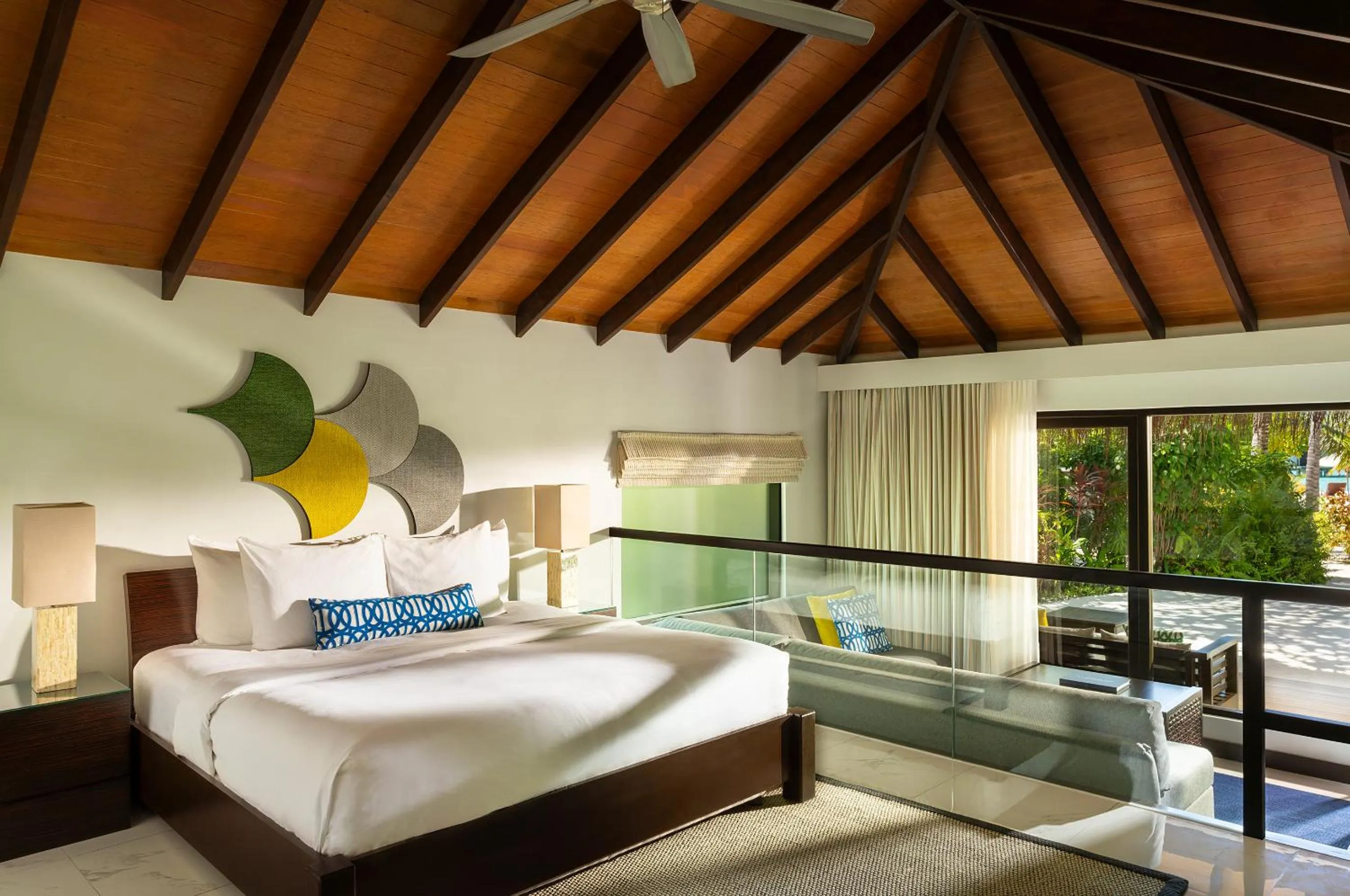 Bed in Velassaru Maldives