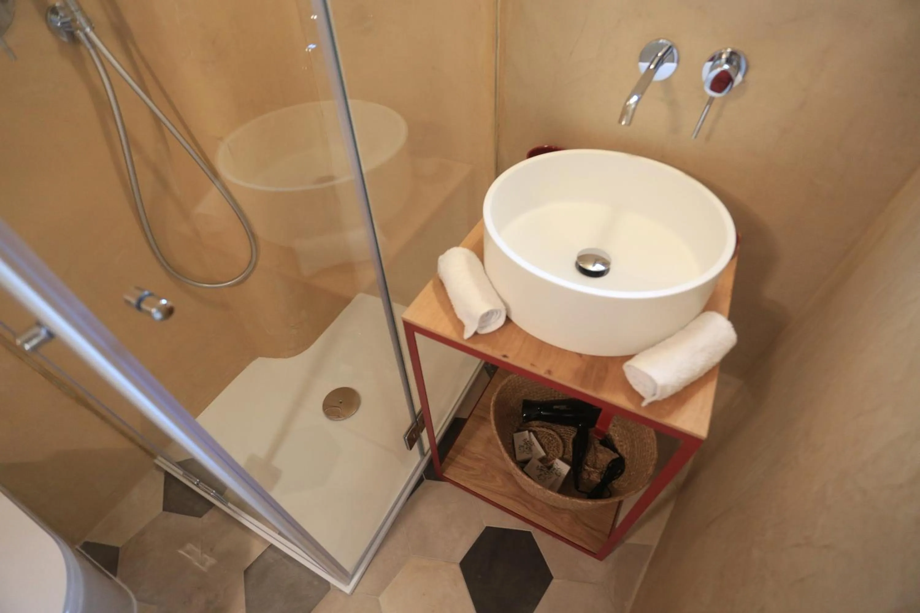 Bathroom in FONTEblu B&B