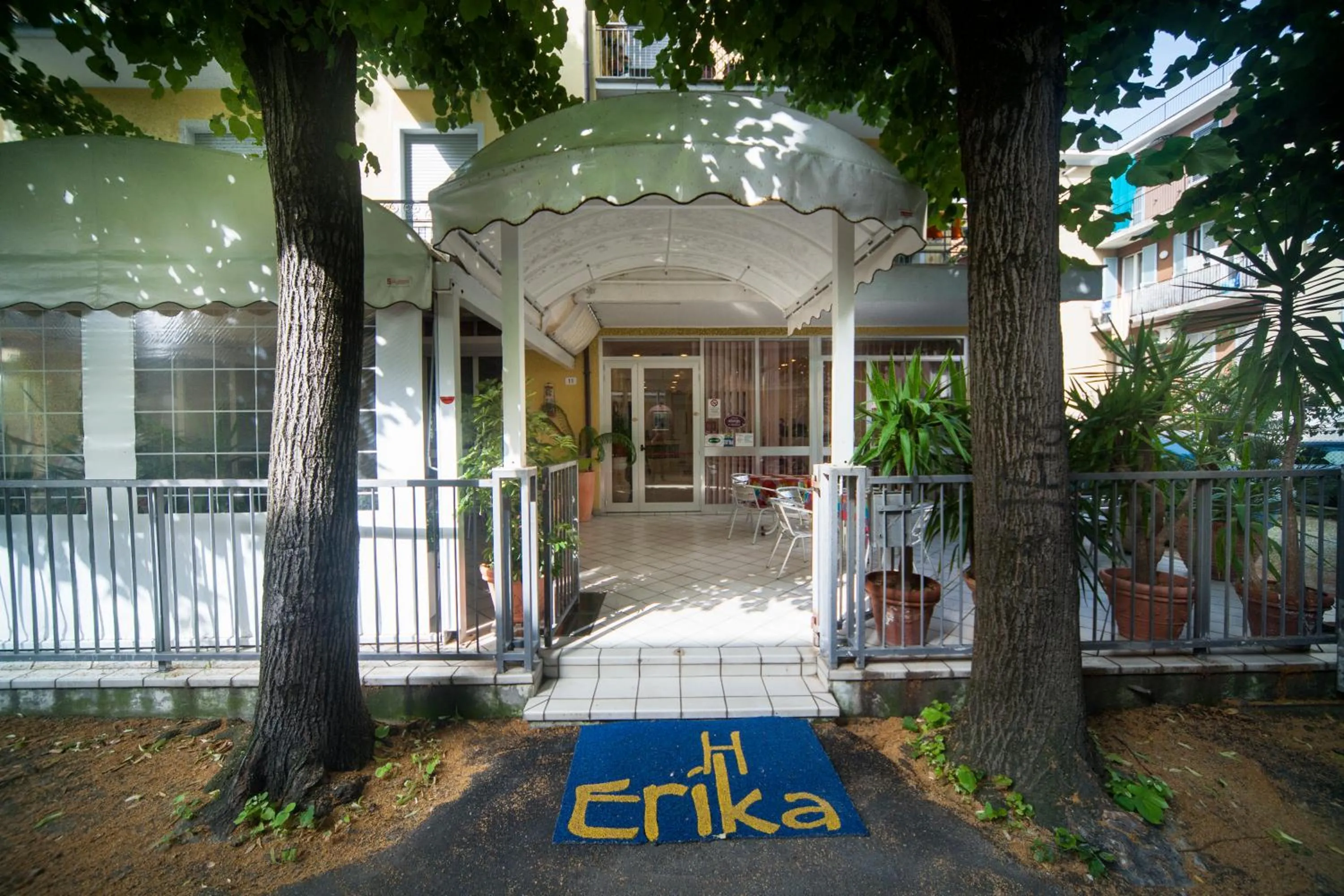 Facade/entrance in Hotel Erika