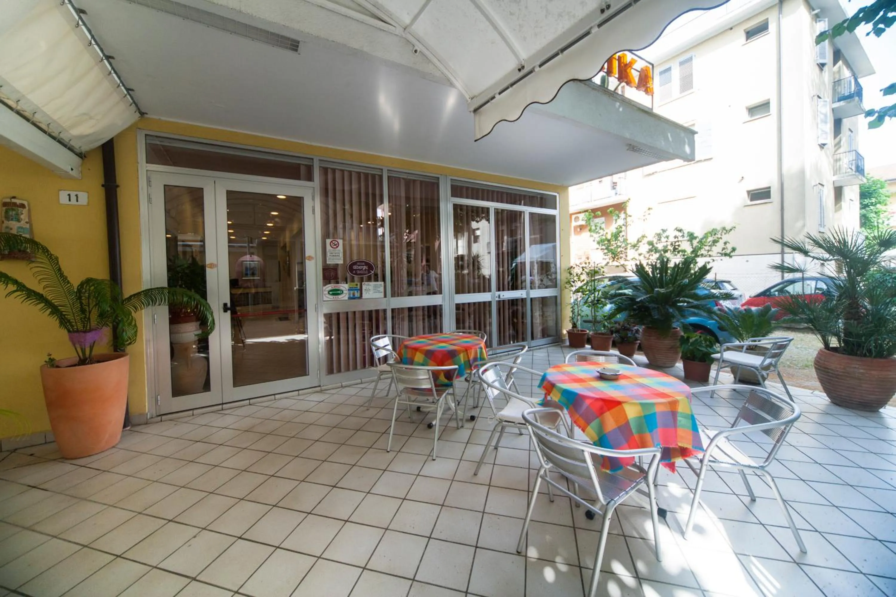 Property building in Hotel Erika