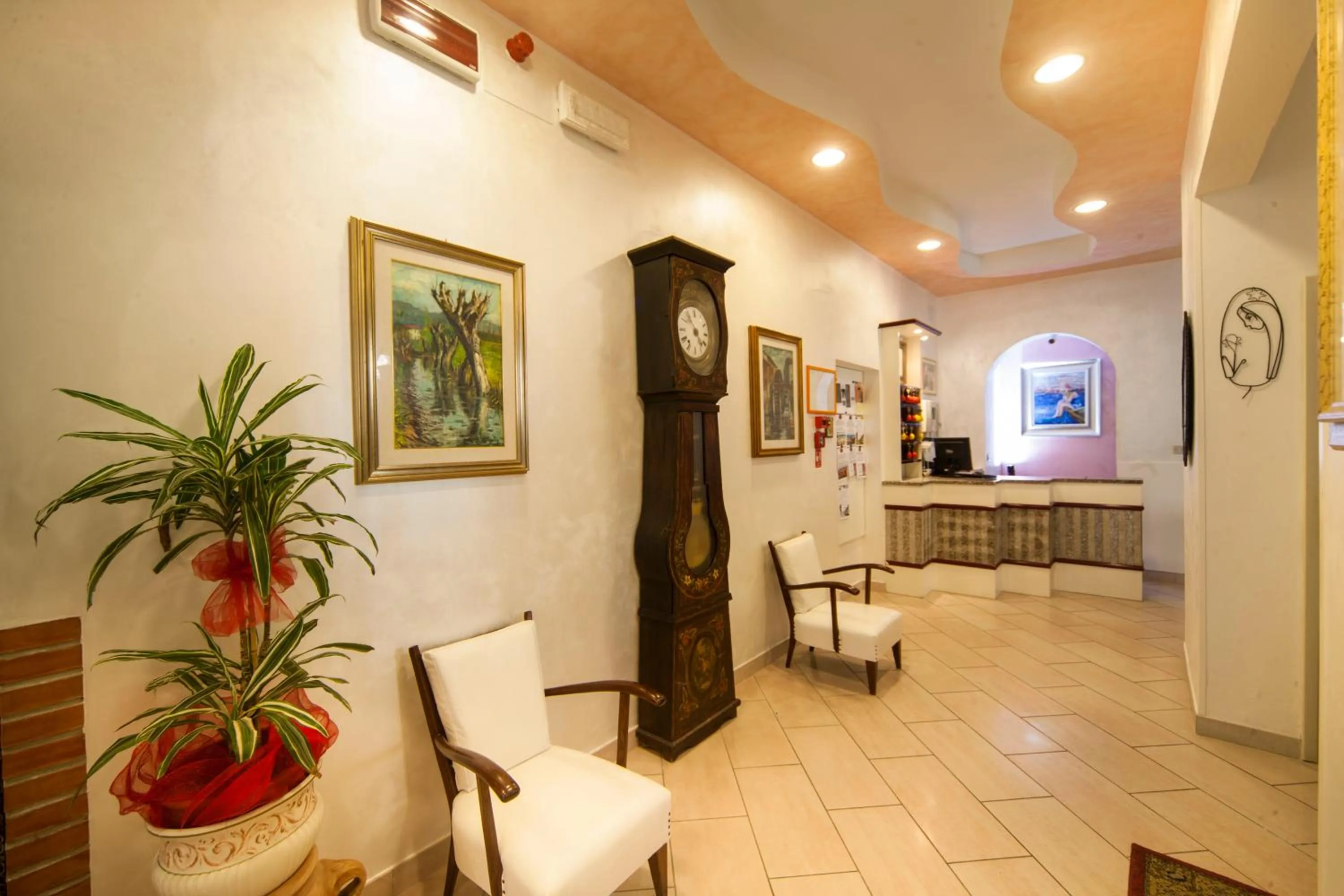 Lobby or reception in Hotel Erika