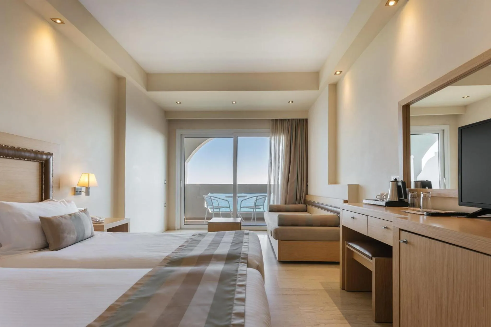 Bed in Alexandra Beach Resort & Spa