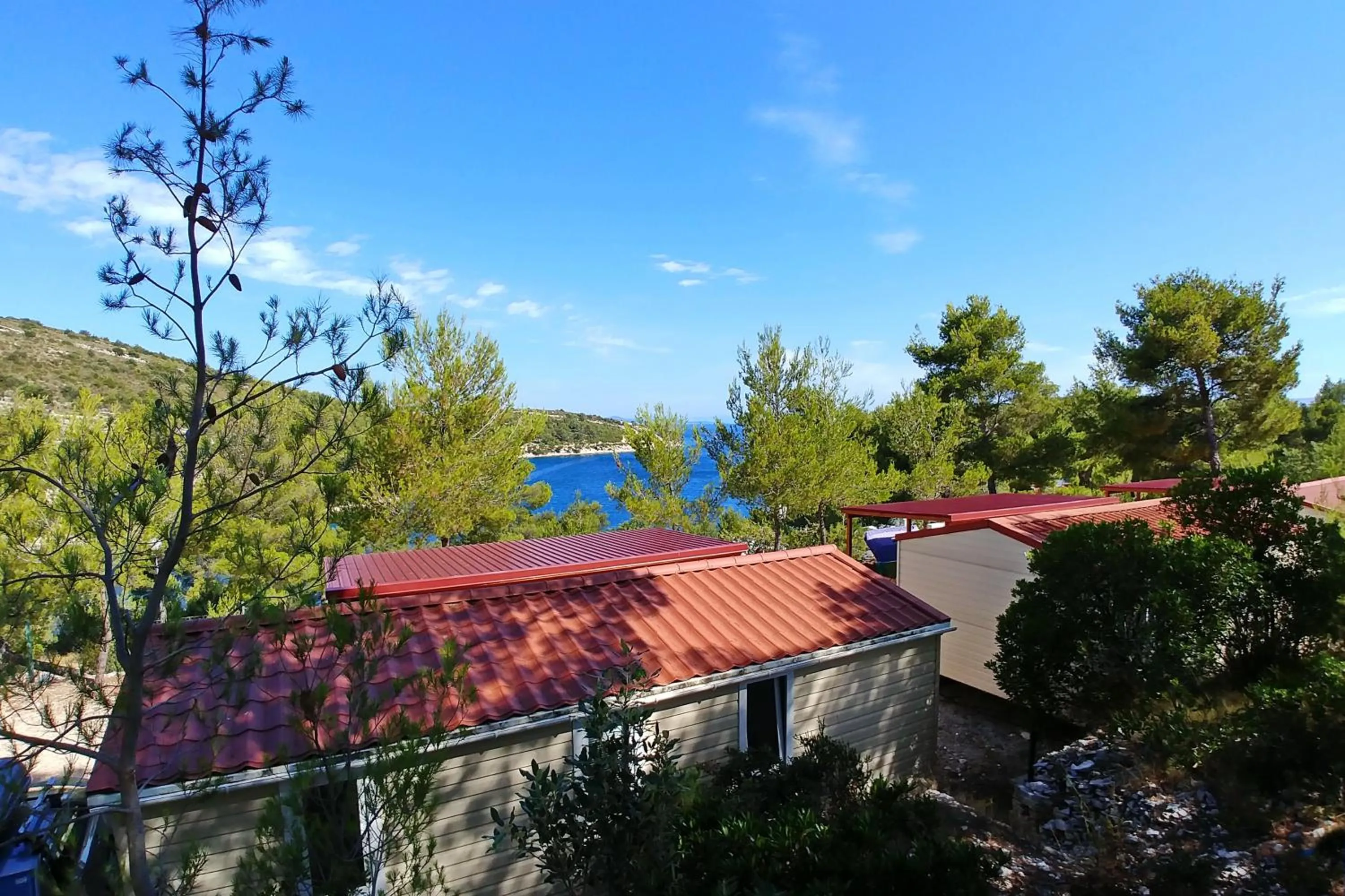 Sea view in Kamp Vira Mobile Homes