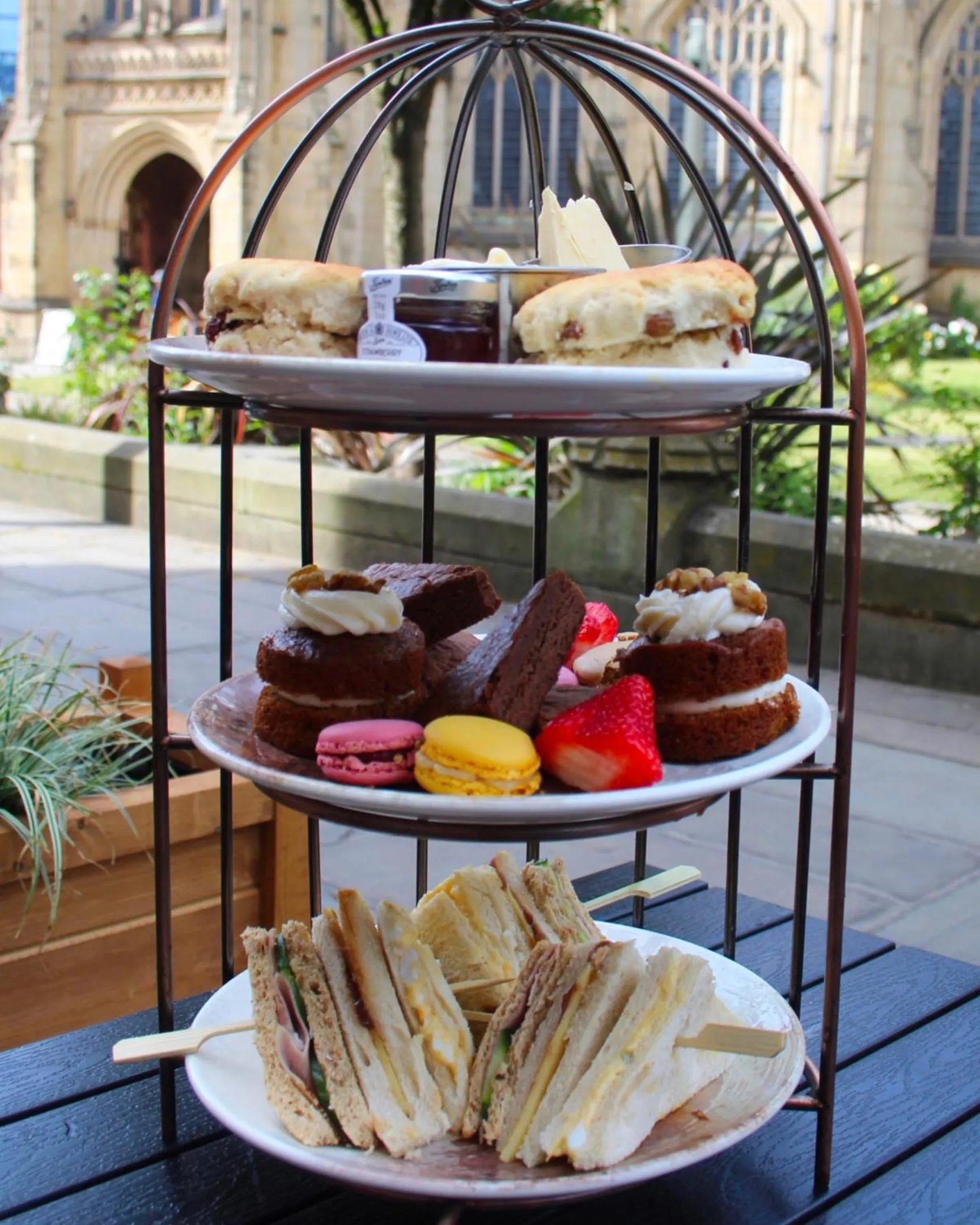 Food in Mitre Hotel Manchester City Centre