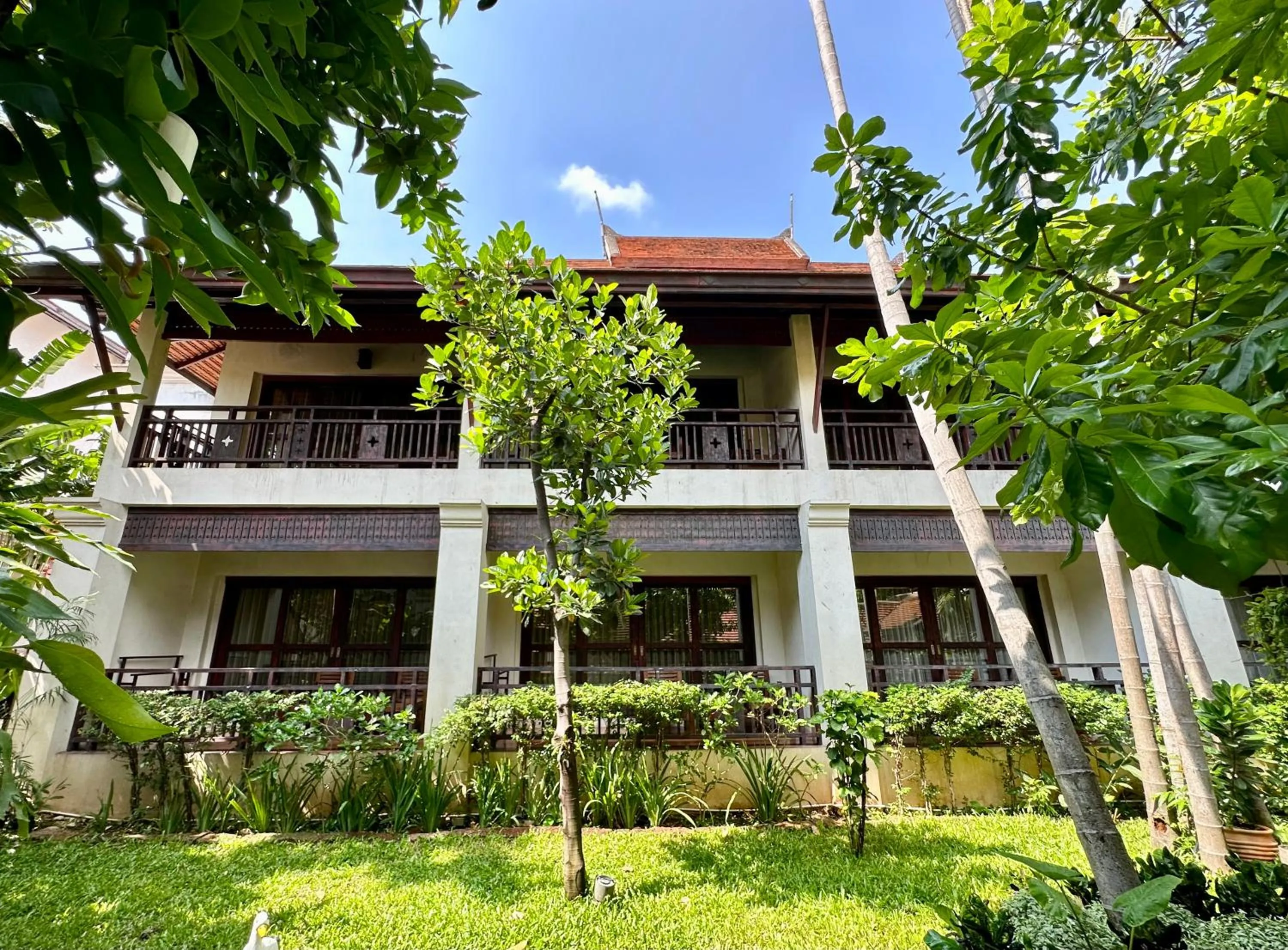 Garden view in The Rim Chiang Mai