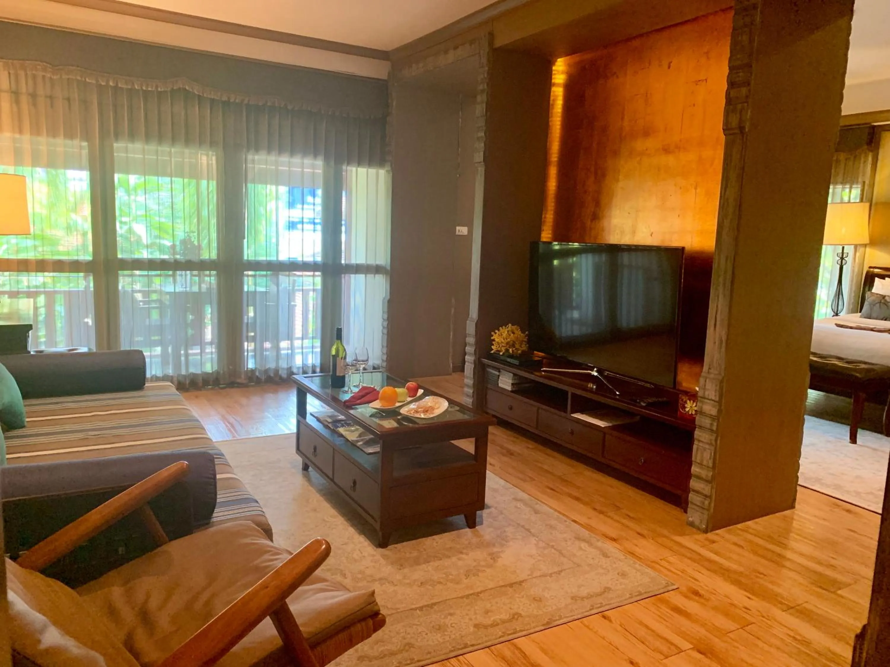 Living room in The Rim Chiang Mai