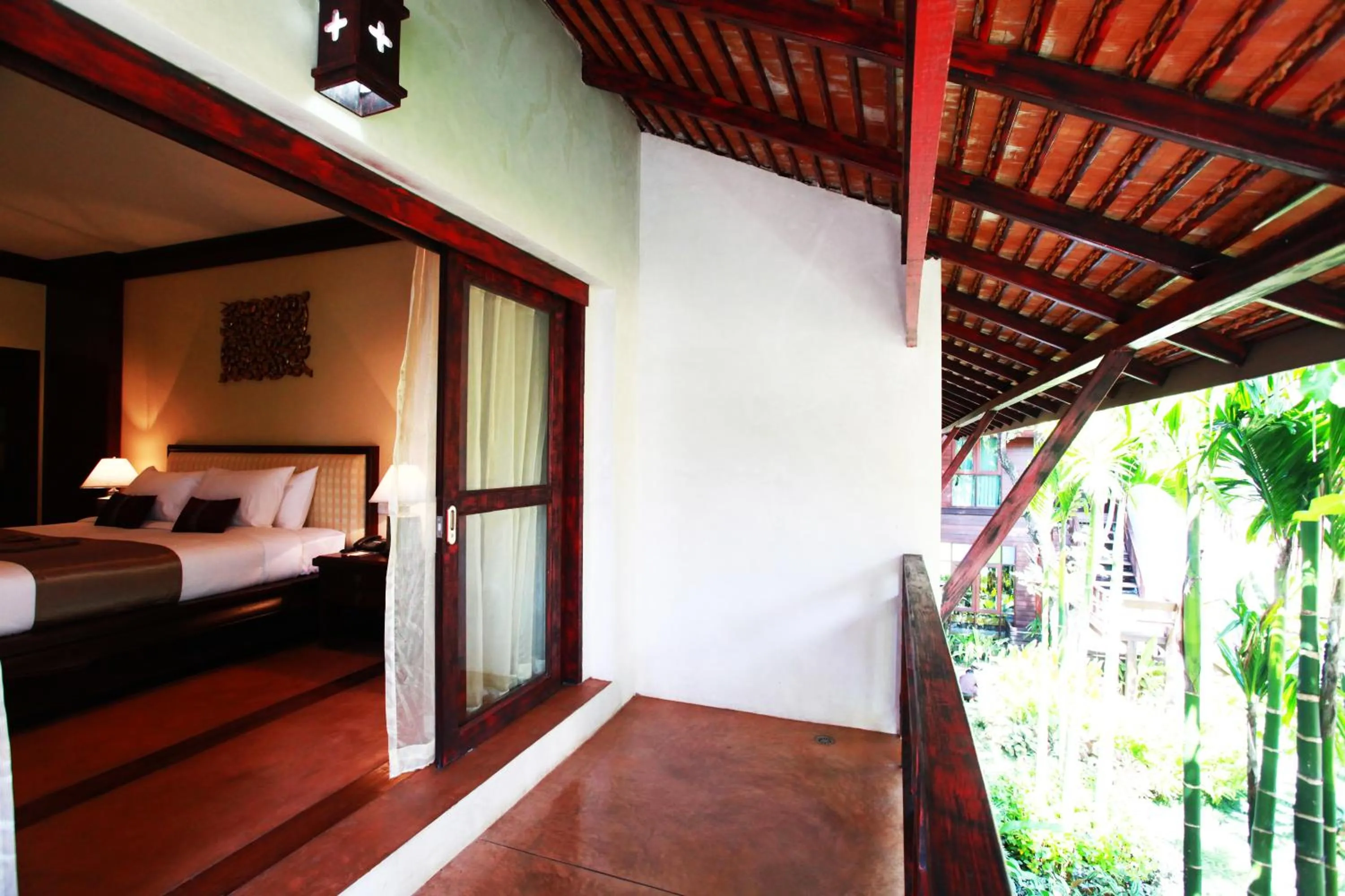 Lobby or reception, Bed in The Rim Chiang Mai