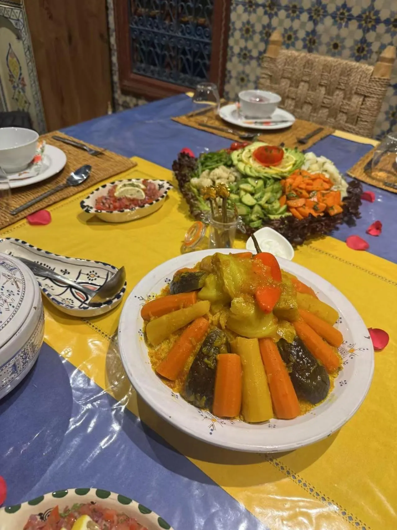 Food close-up in Riad Zara