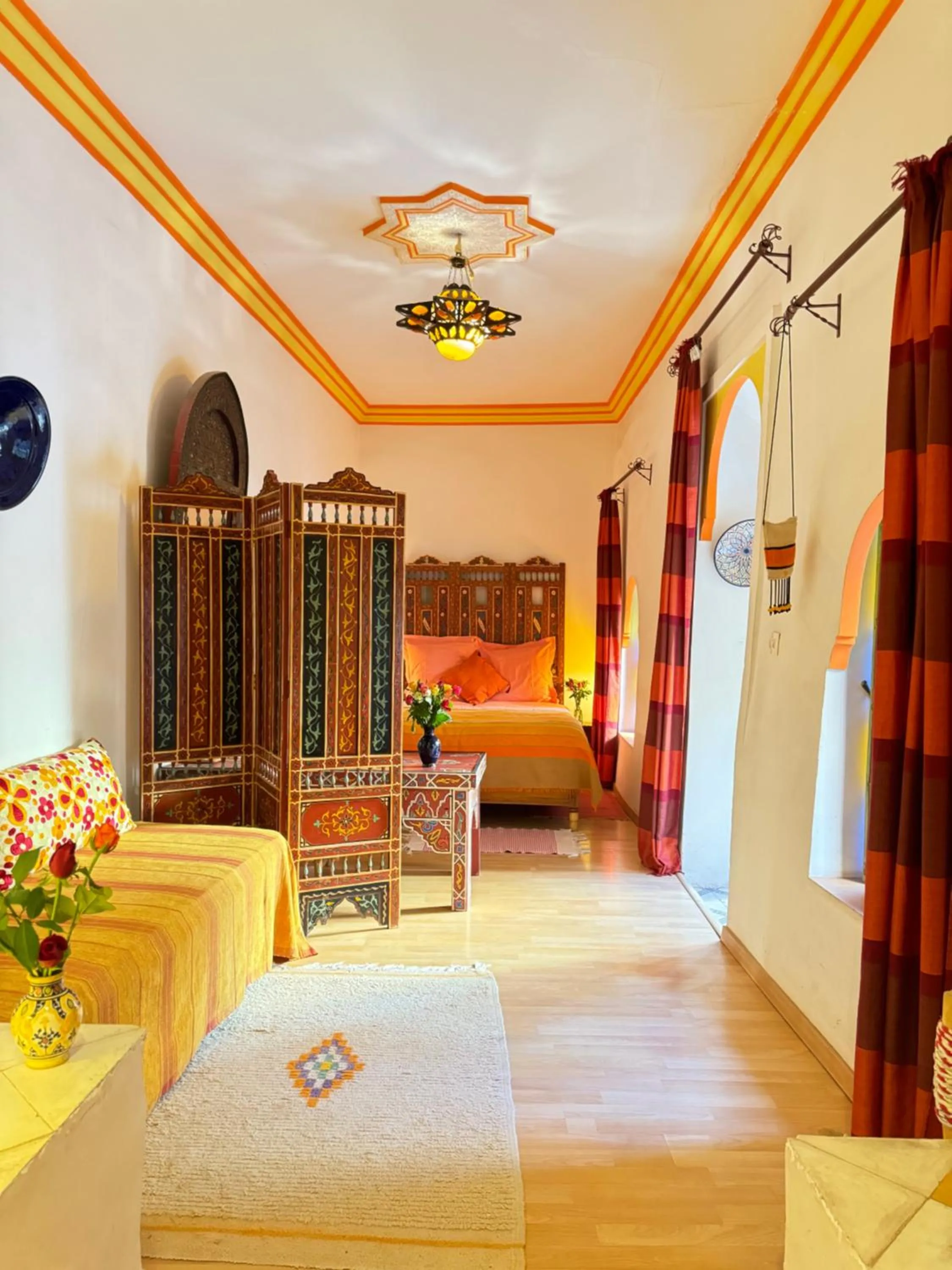 Bed in Riad Zara