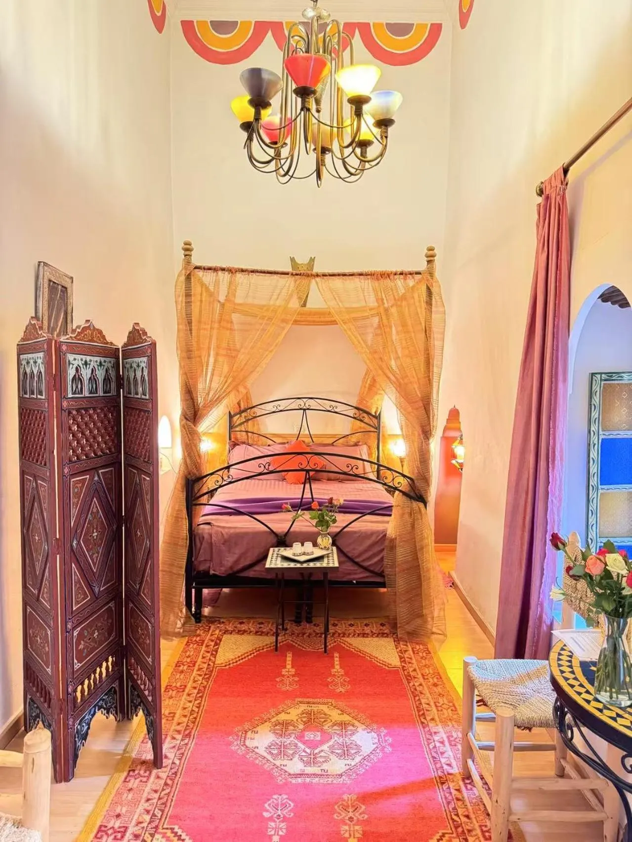 Bed in Riad Zara