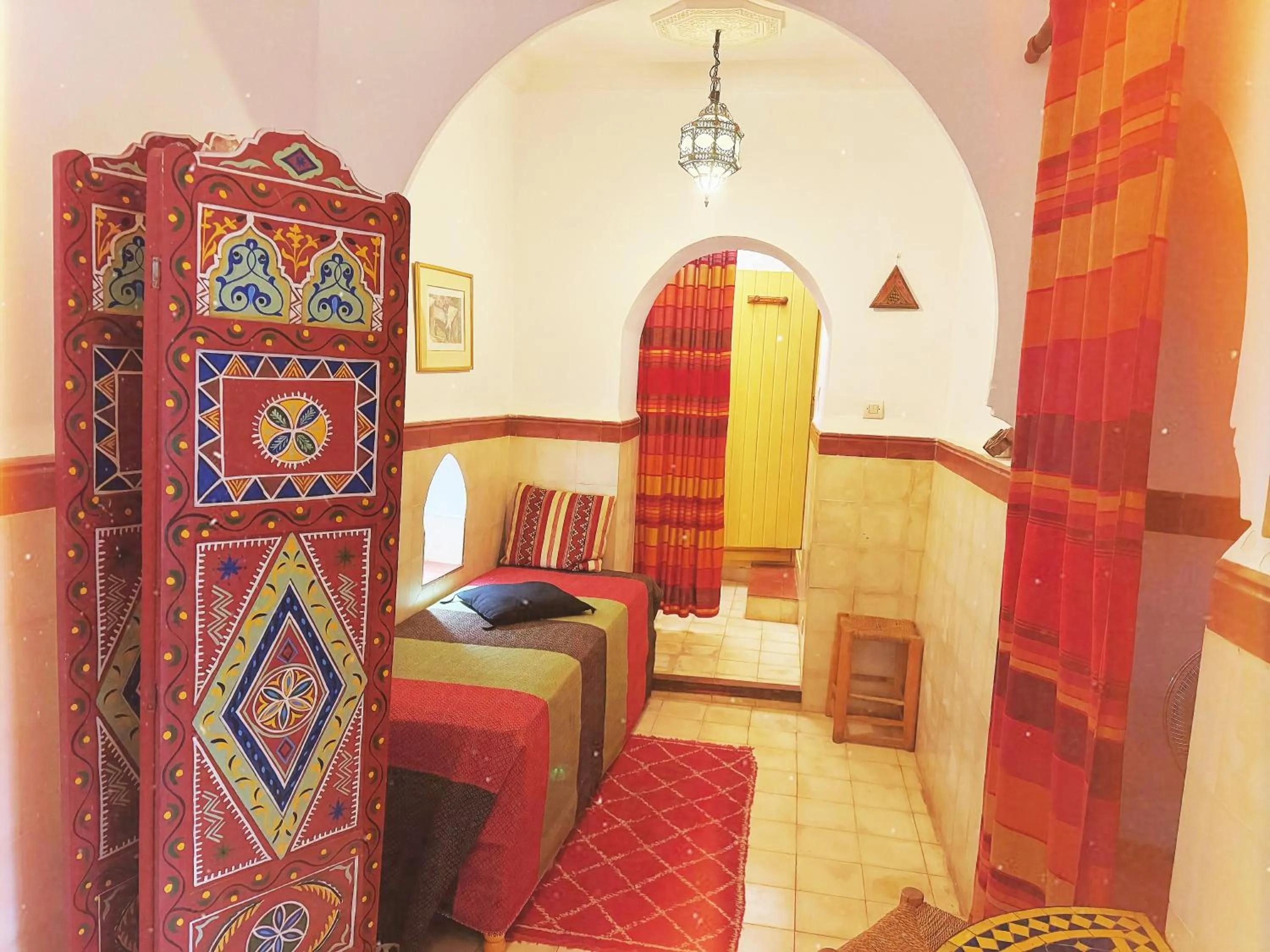 Bed in Riad Zara