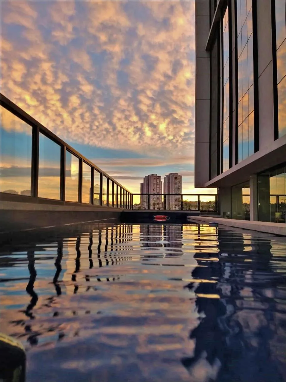 Pool view in Wyndham Garden Ribeirão Preto Convention