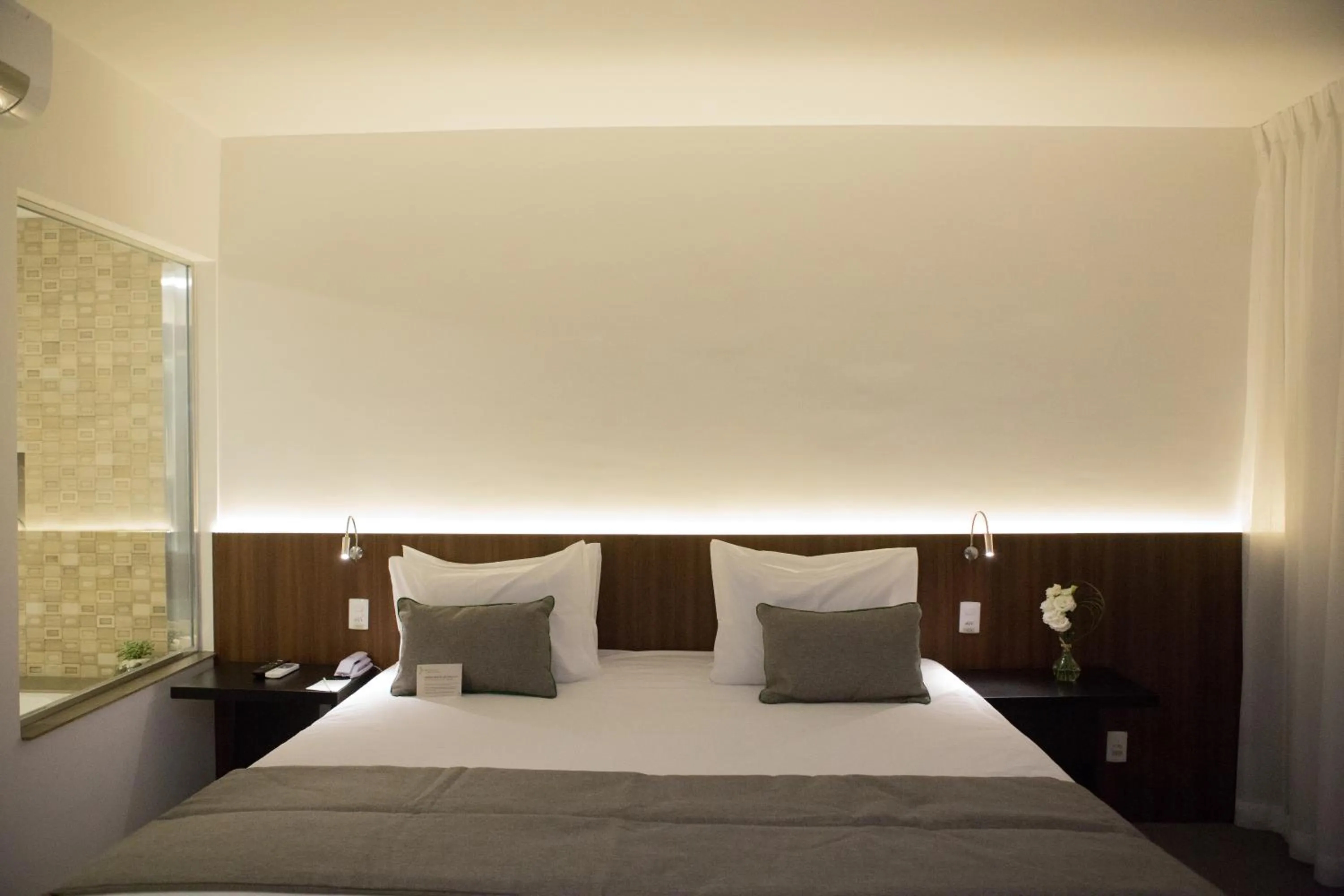 Bed in Wyndham Garden Ribeirão Preto Convention