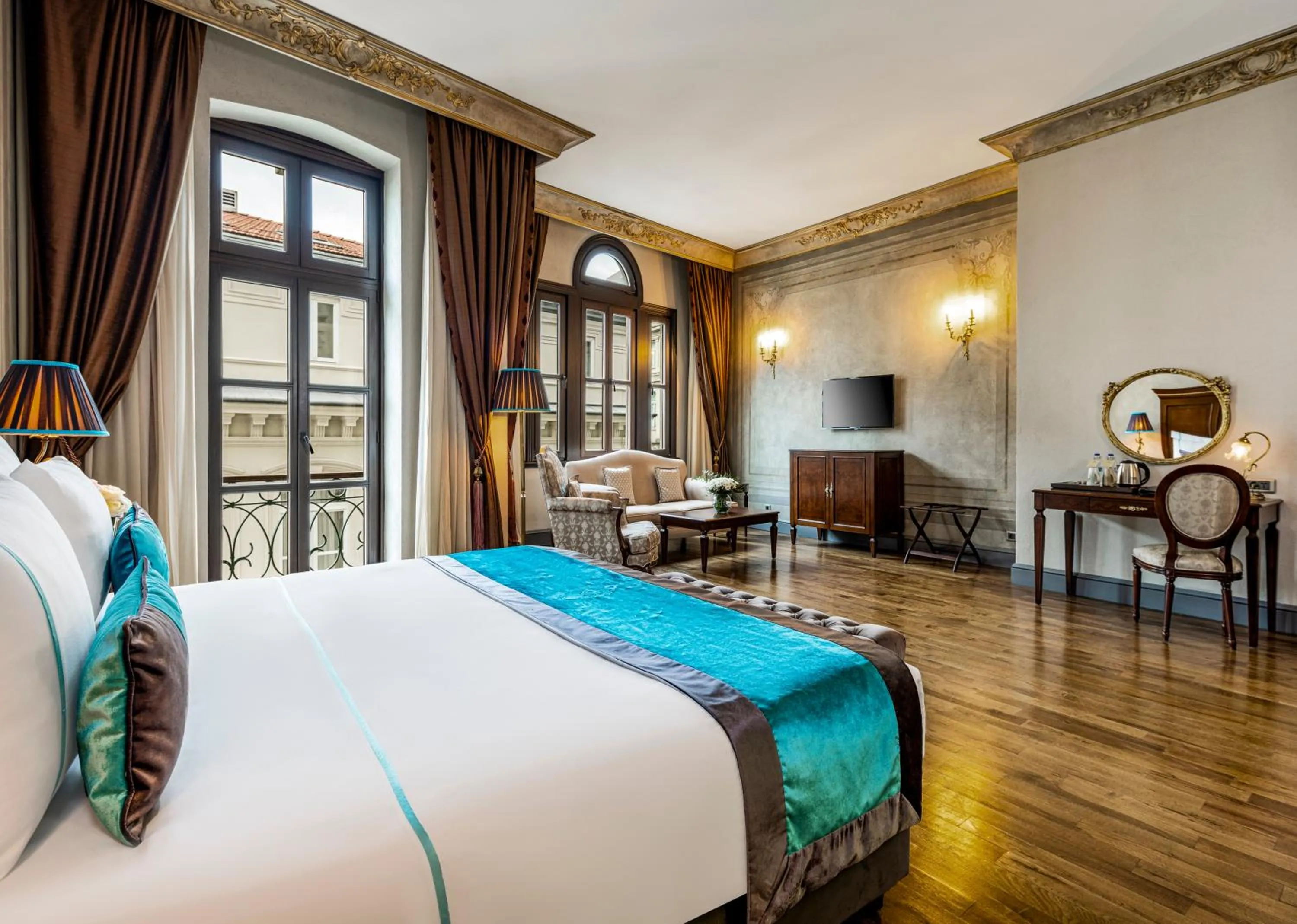 Seating area in Palazzo Donizetti Hotel - Special Class