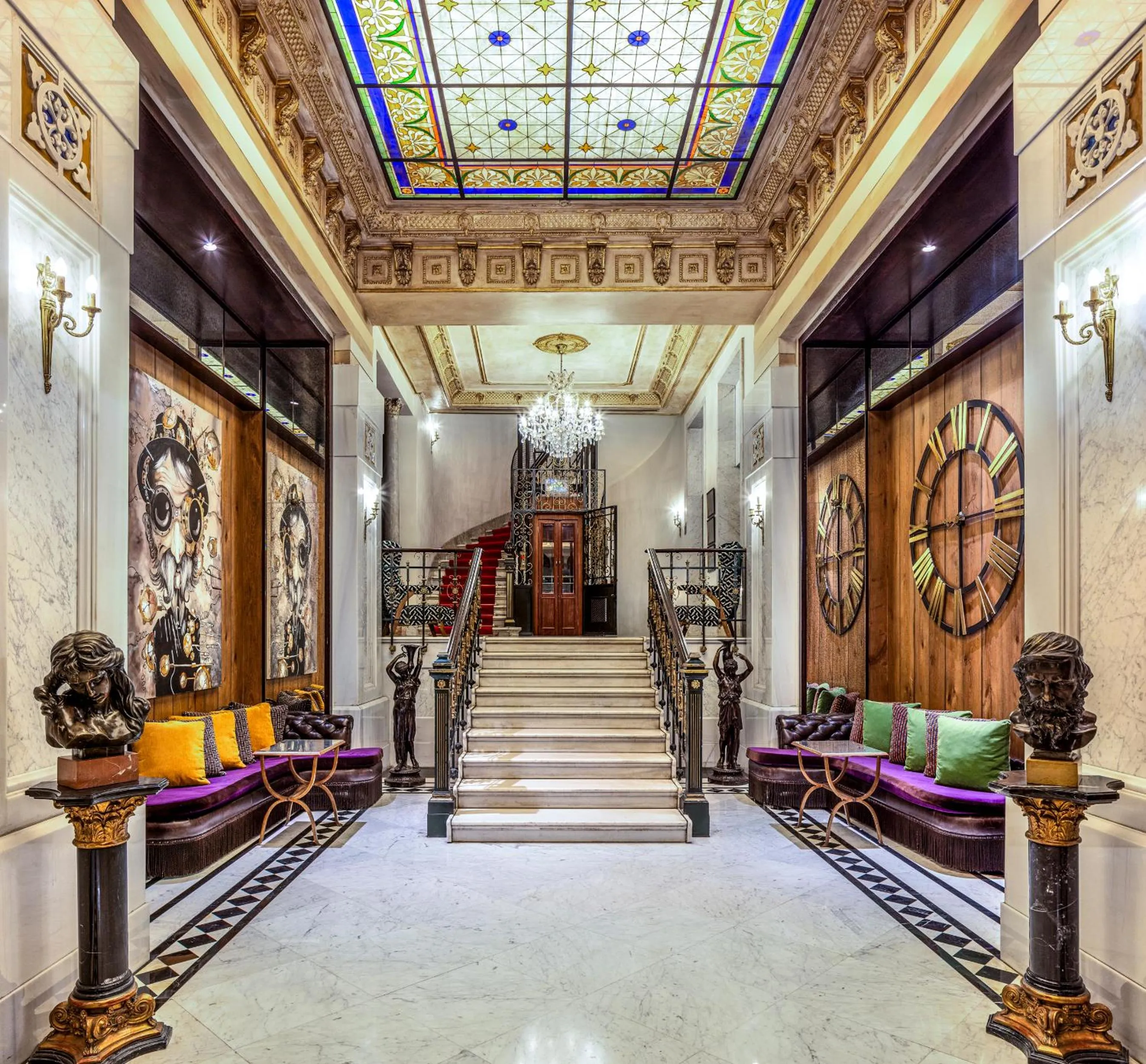 Lobby or reception in Palazzo Donizetti Hotel - Special Class