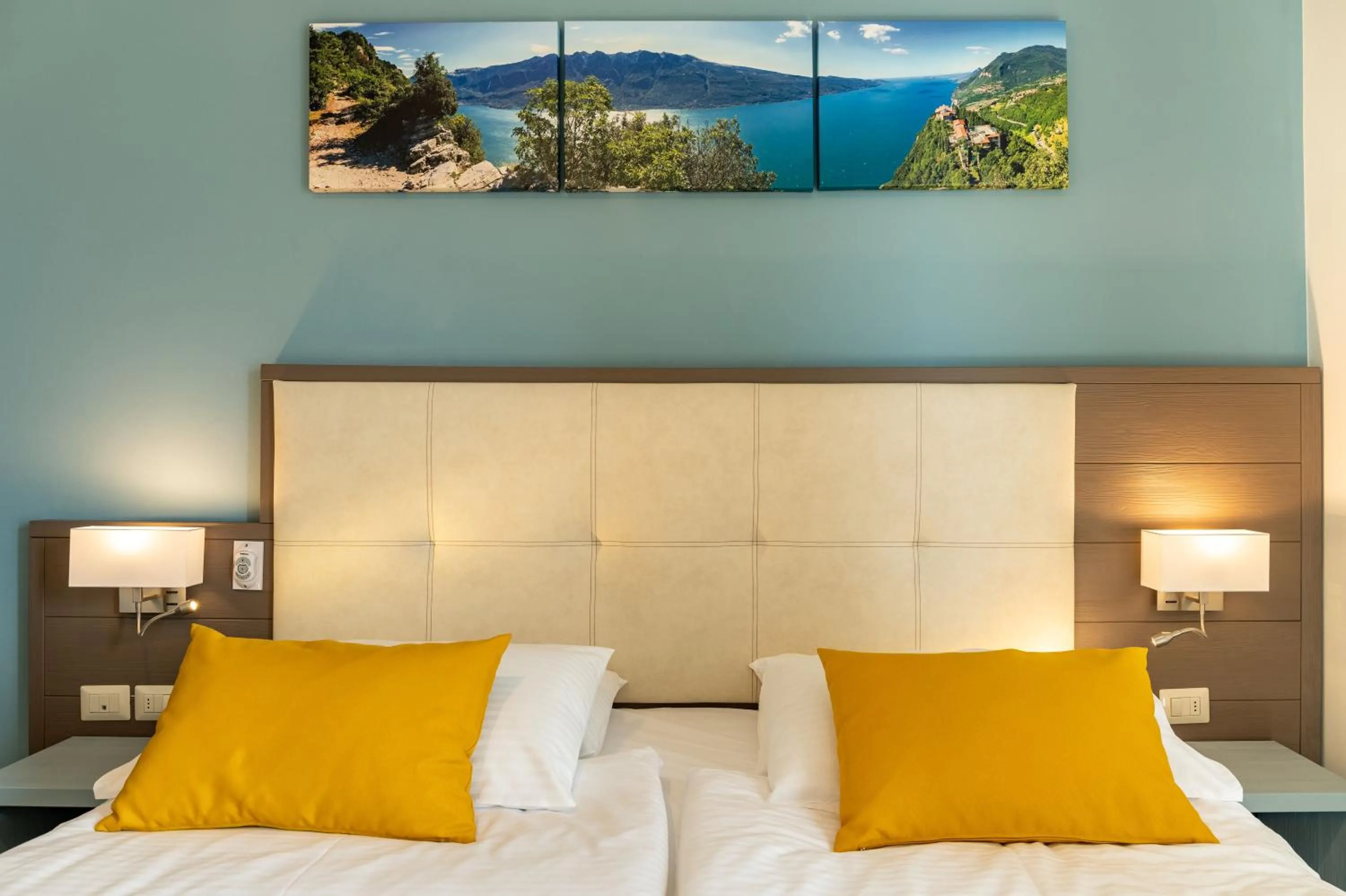 Decorative detail, Bed in Hotel Limone