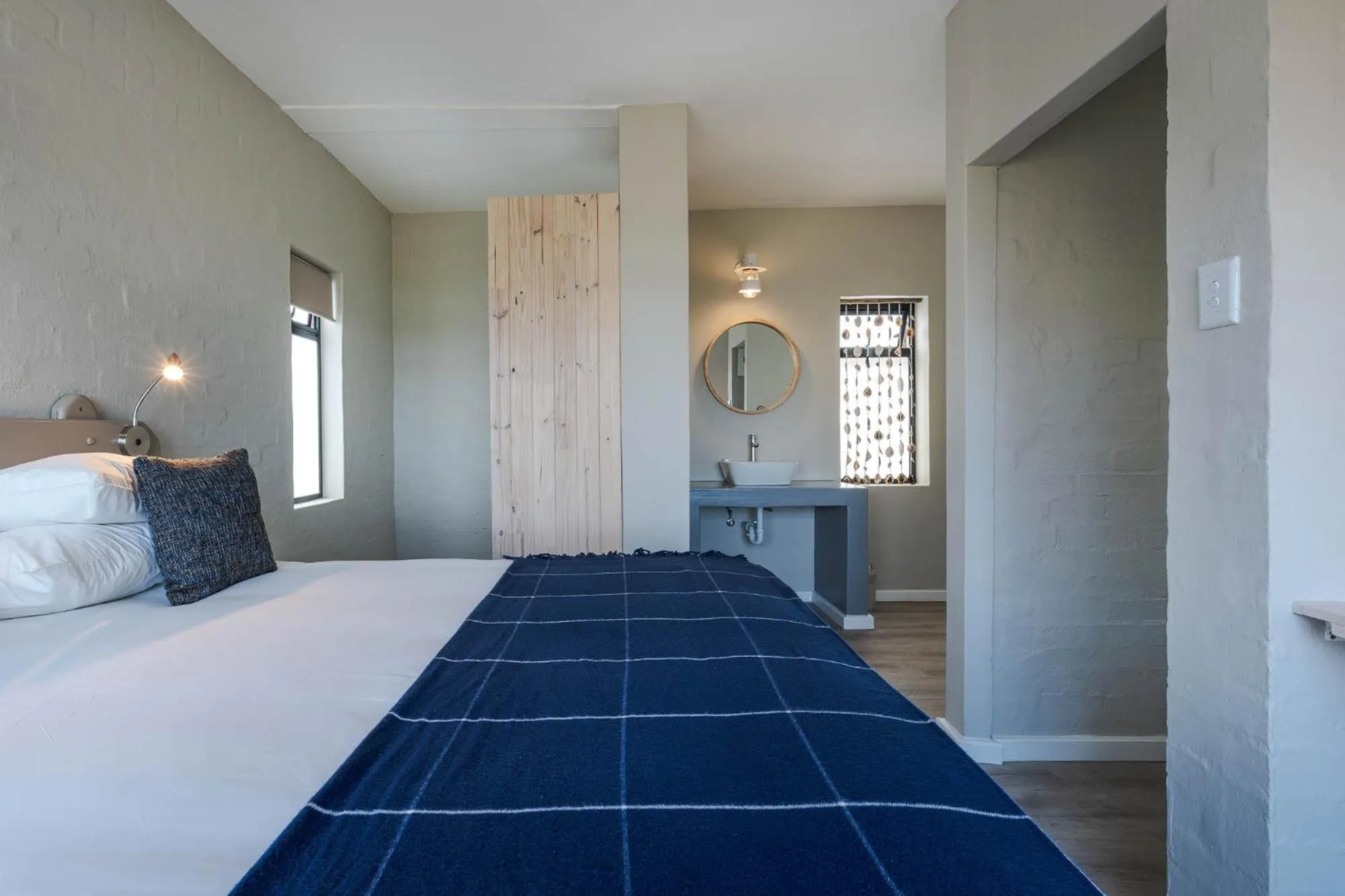 Bed in Blue Bay Lodge