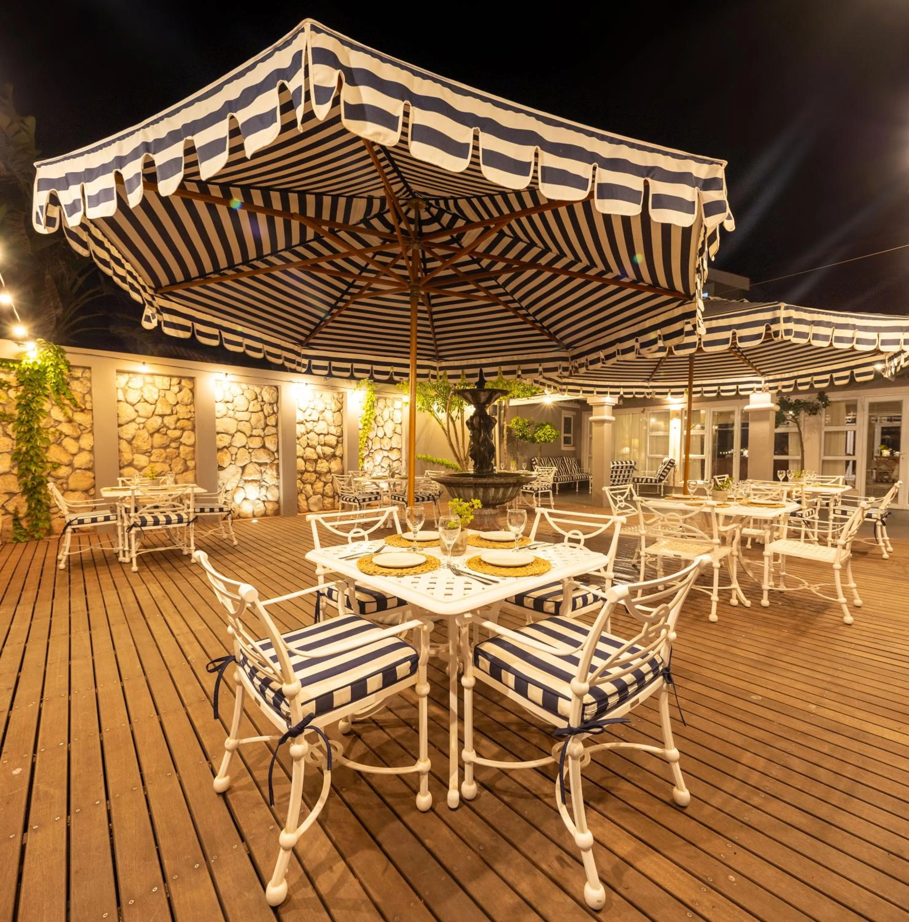 Patio in Blue Bay Lodge