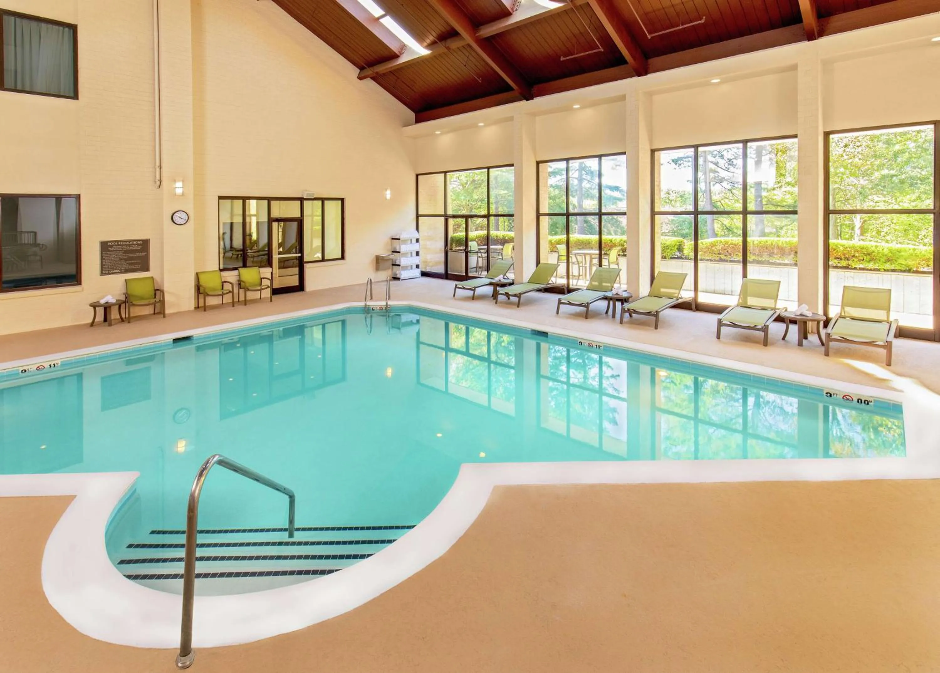 Pool view in DoubleTree by Hilton Columbia