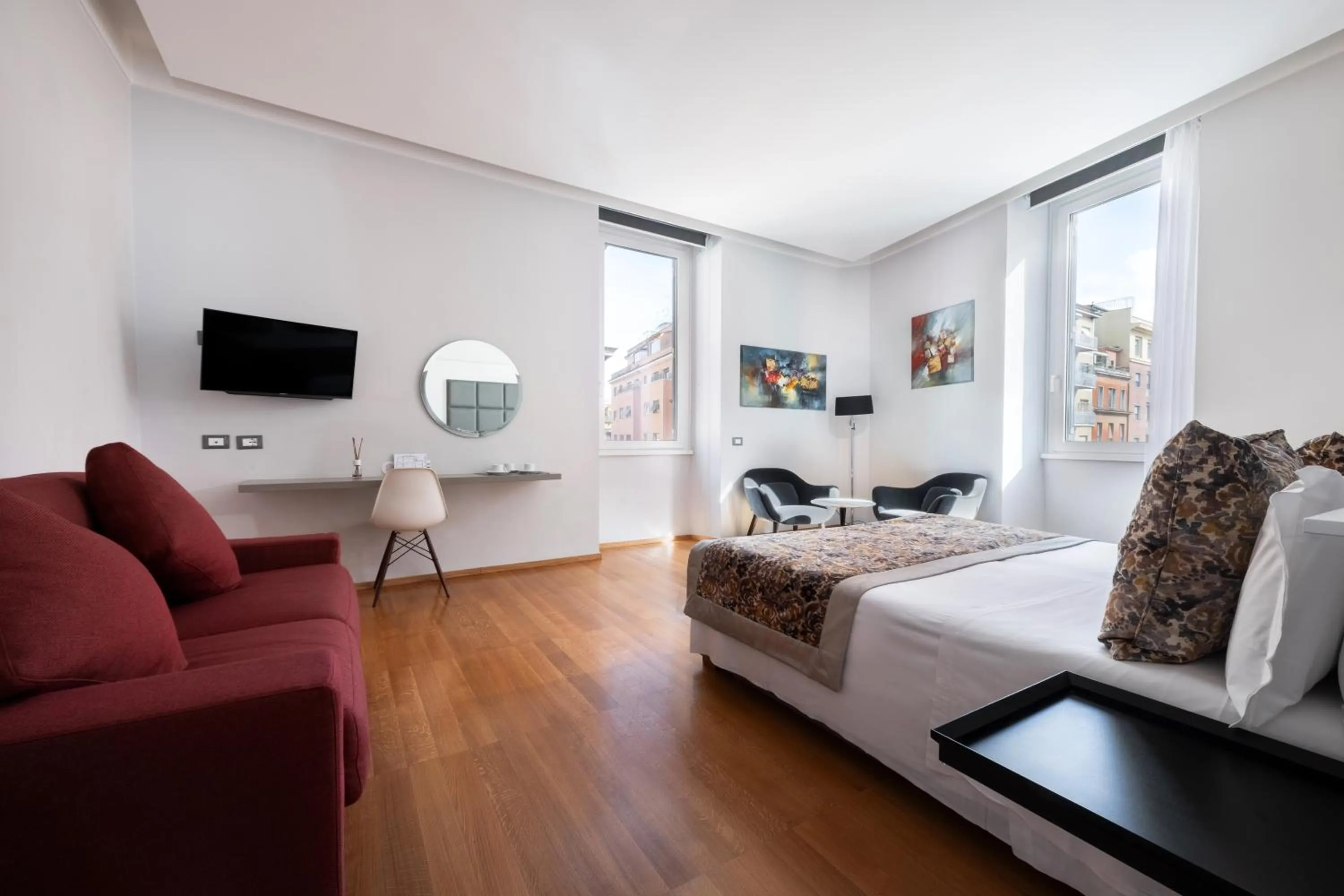 Photo of the whole room, Bed in Mascherino Suites