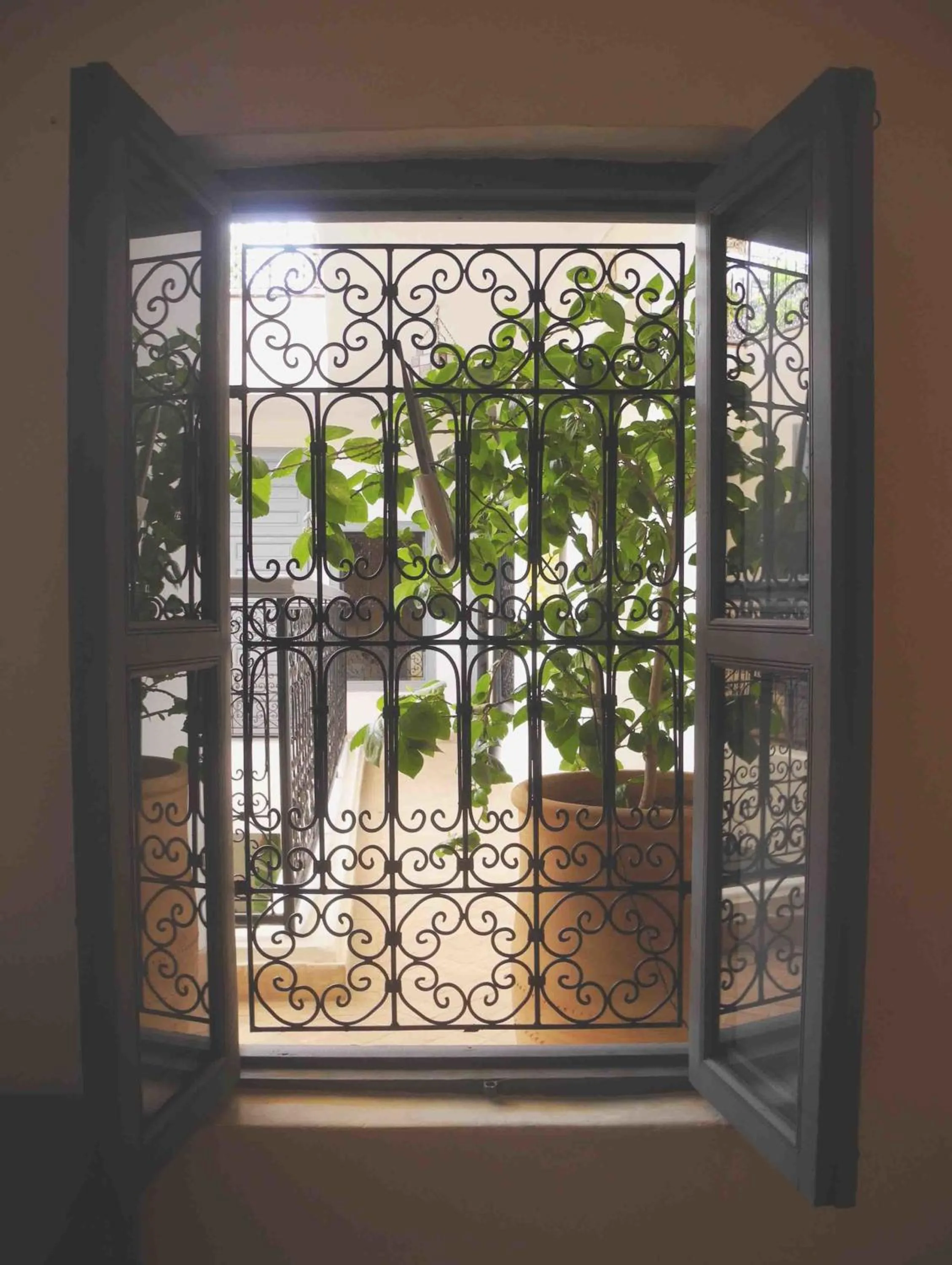 Decorative detail in Riad Linda